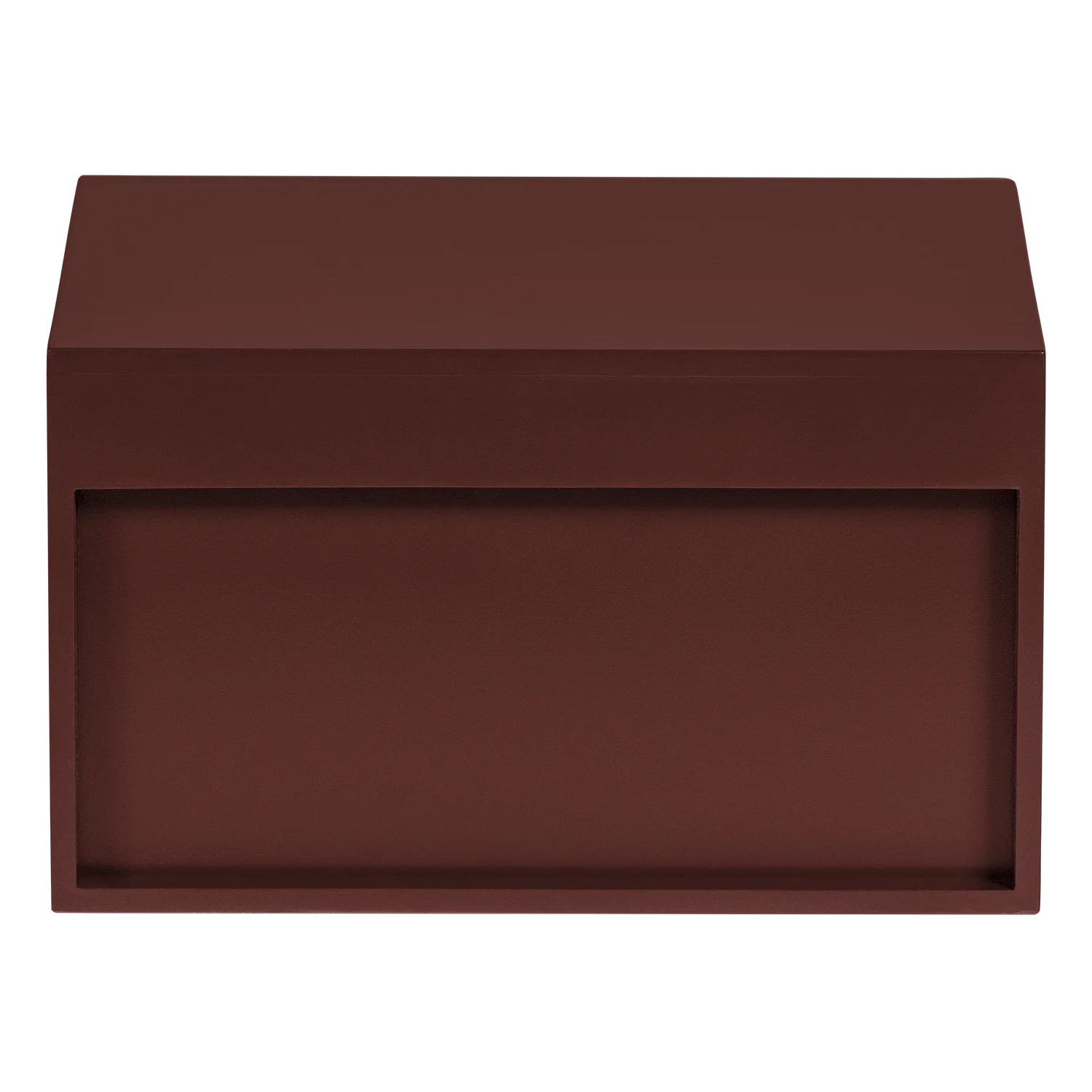 NANCY Burgundy Wall-Mounted Nightstand