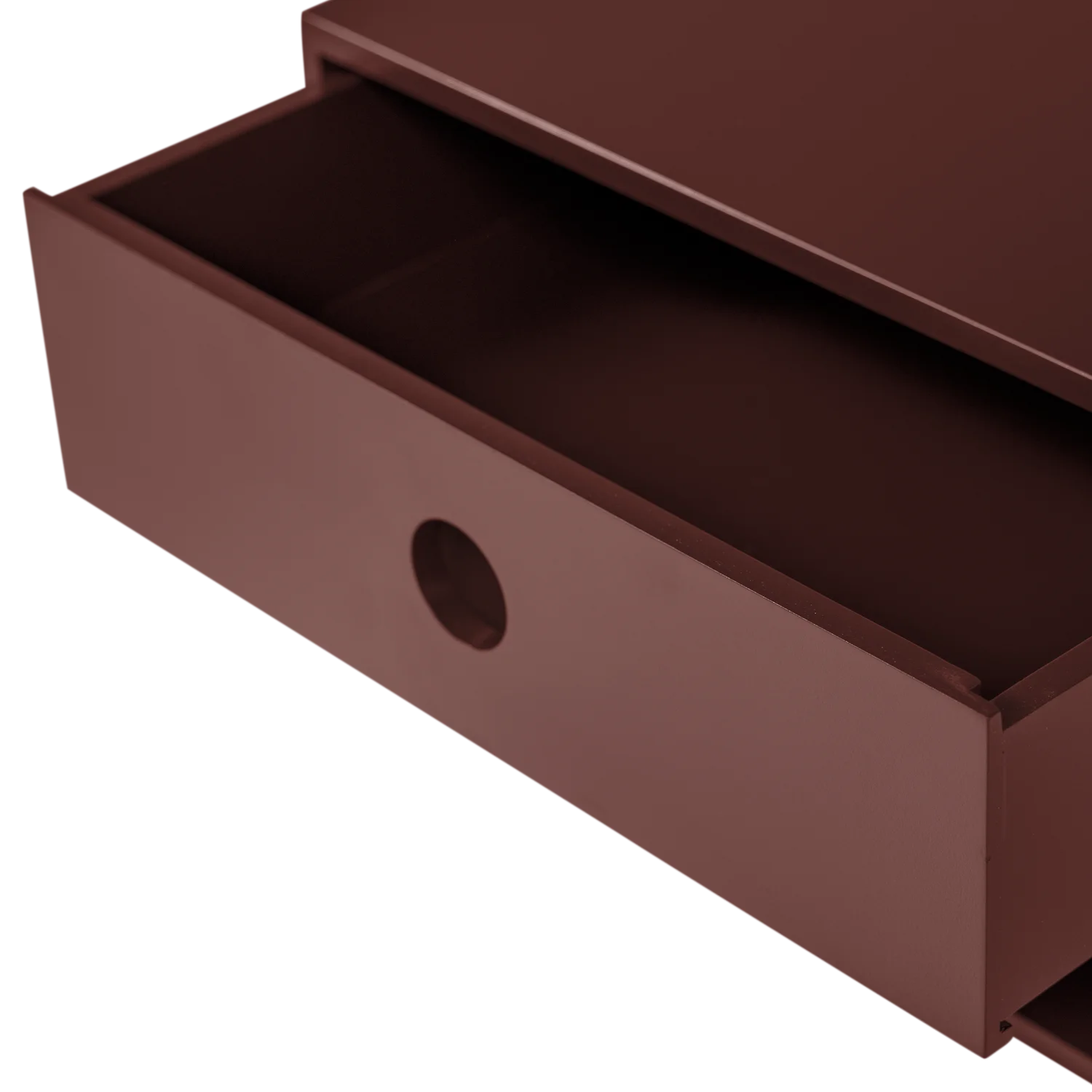 NANCY Burgundy Wall-Mounted Nightstand