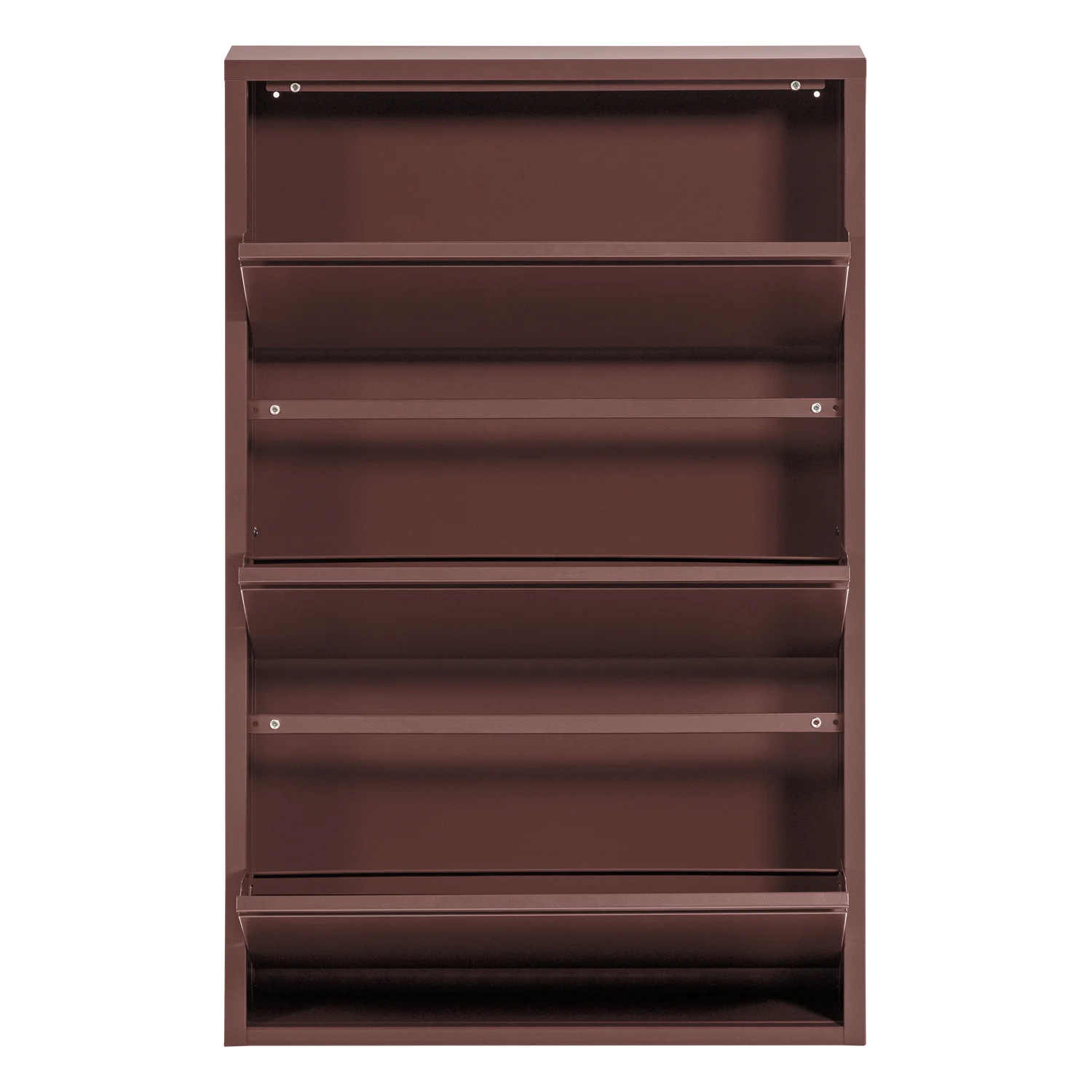 SABINE Burgundy Shoe Cabinet