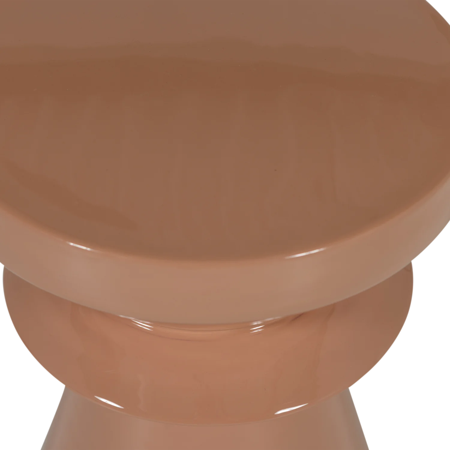 FEDDE side table in salmon pink