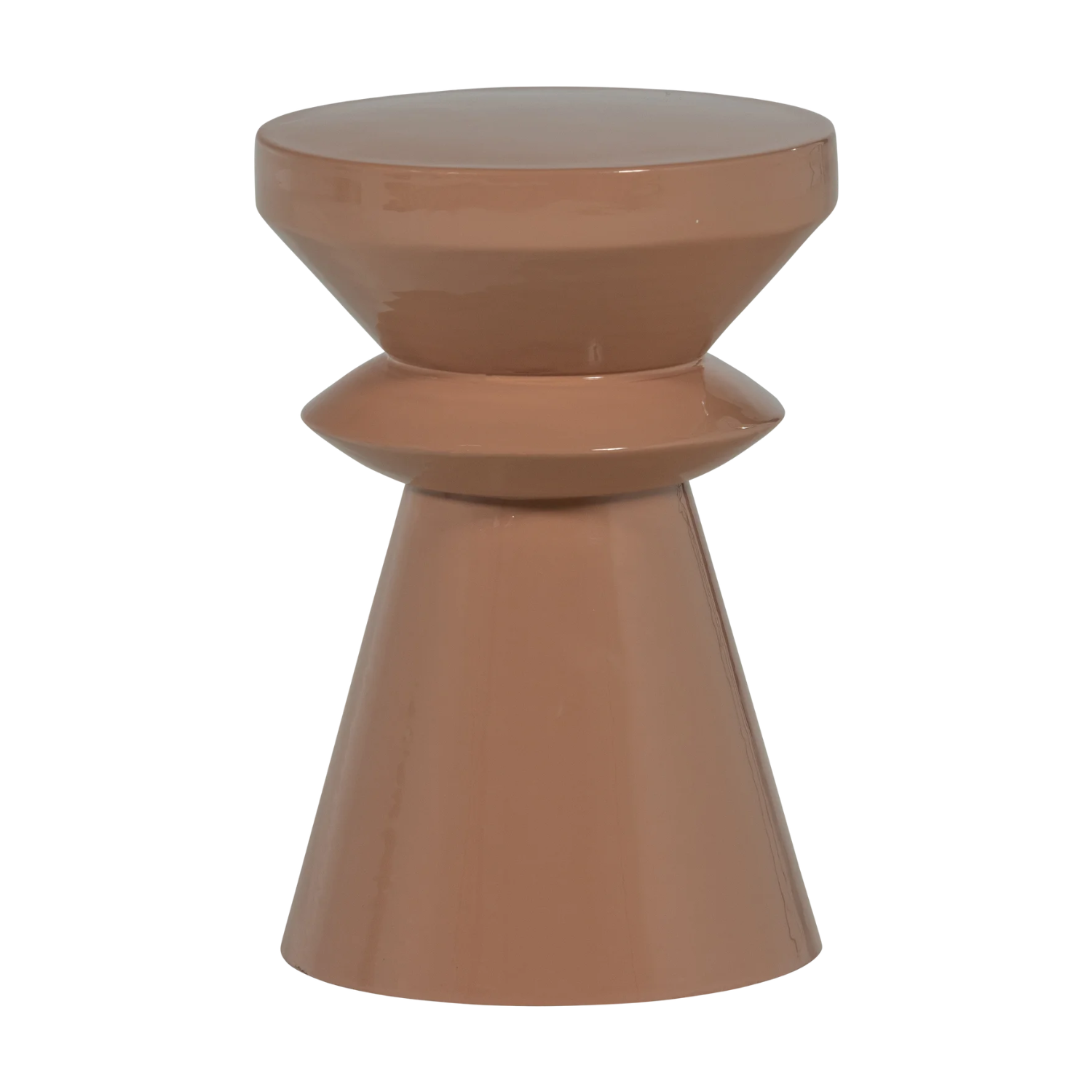 FEDDE side table in salmon pink