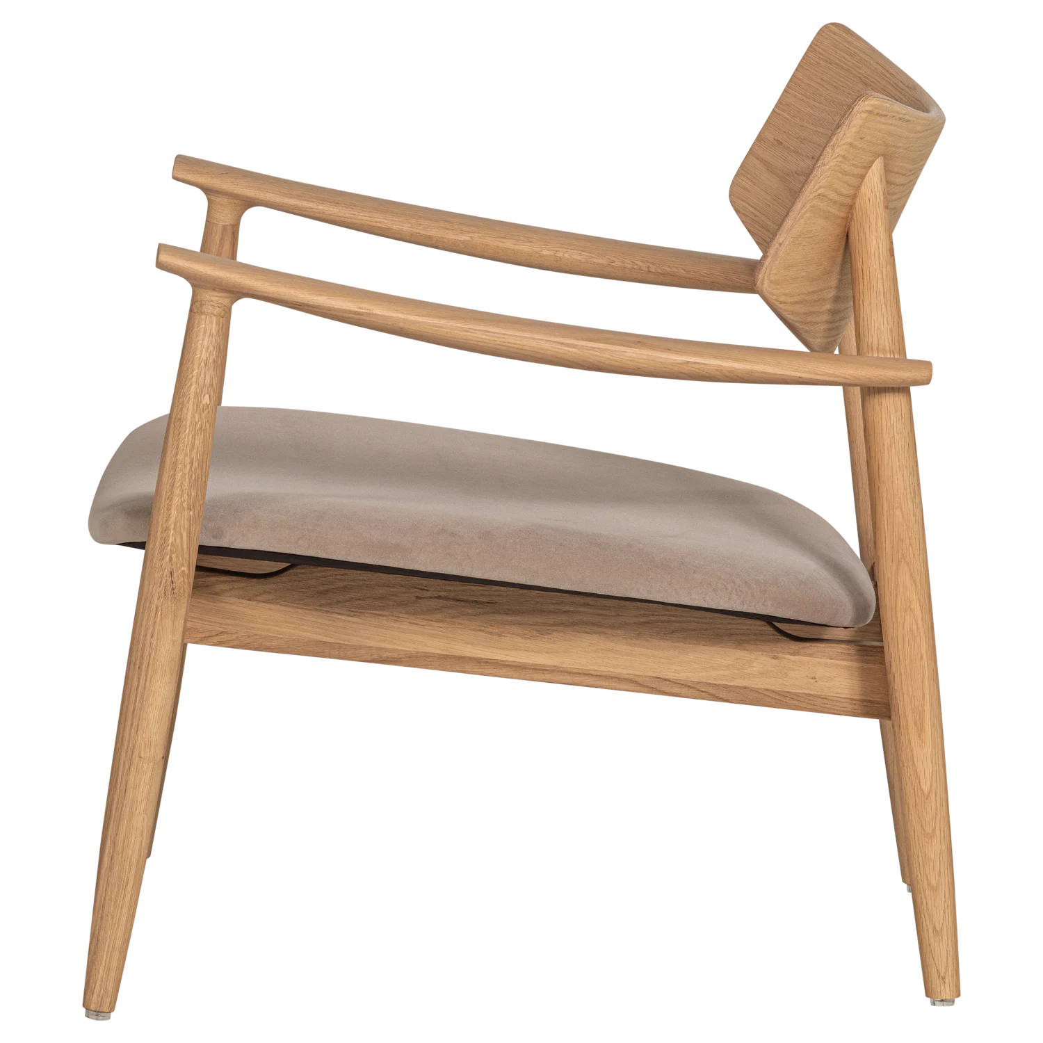 Chair BASK beige seat with oak base