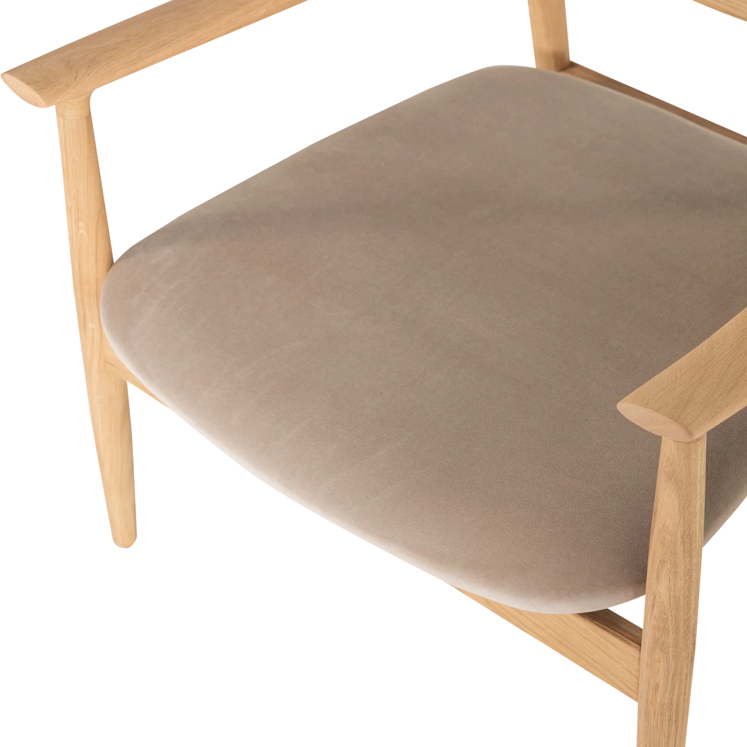 Chair BASK beige seat with oak base