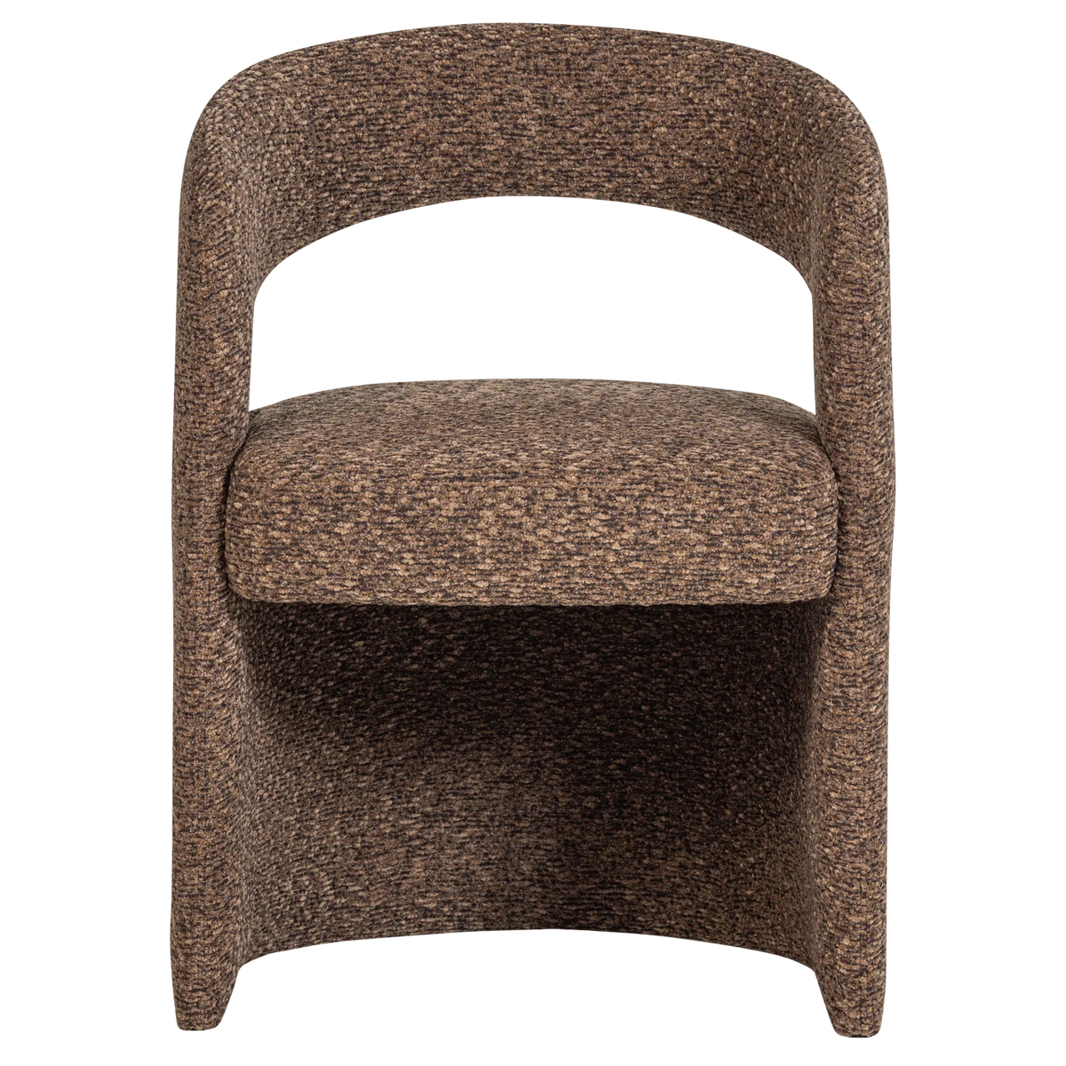 LANOR Chair brown boucle