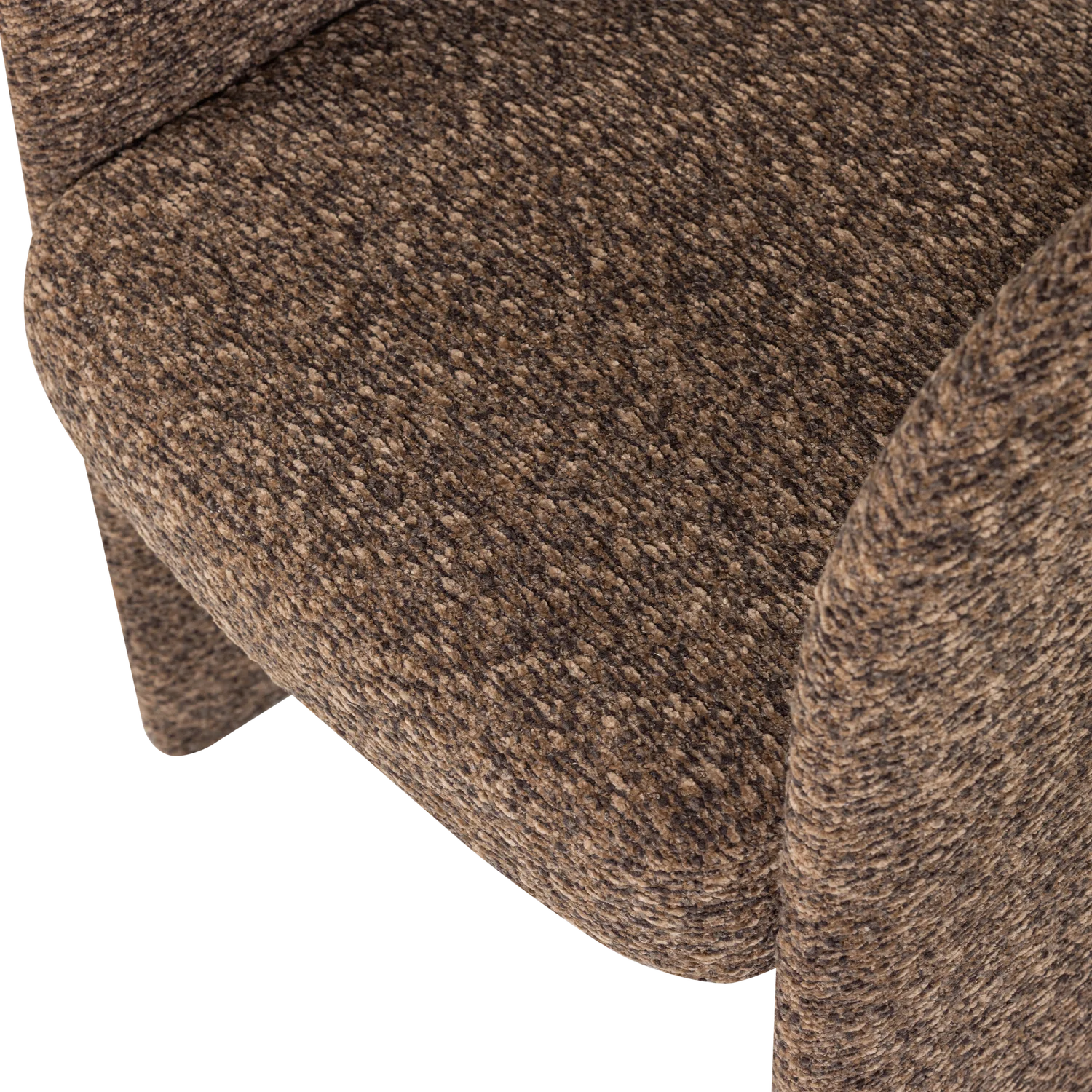 LANOR Chair brown boucle
