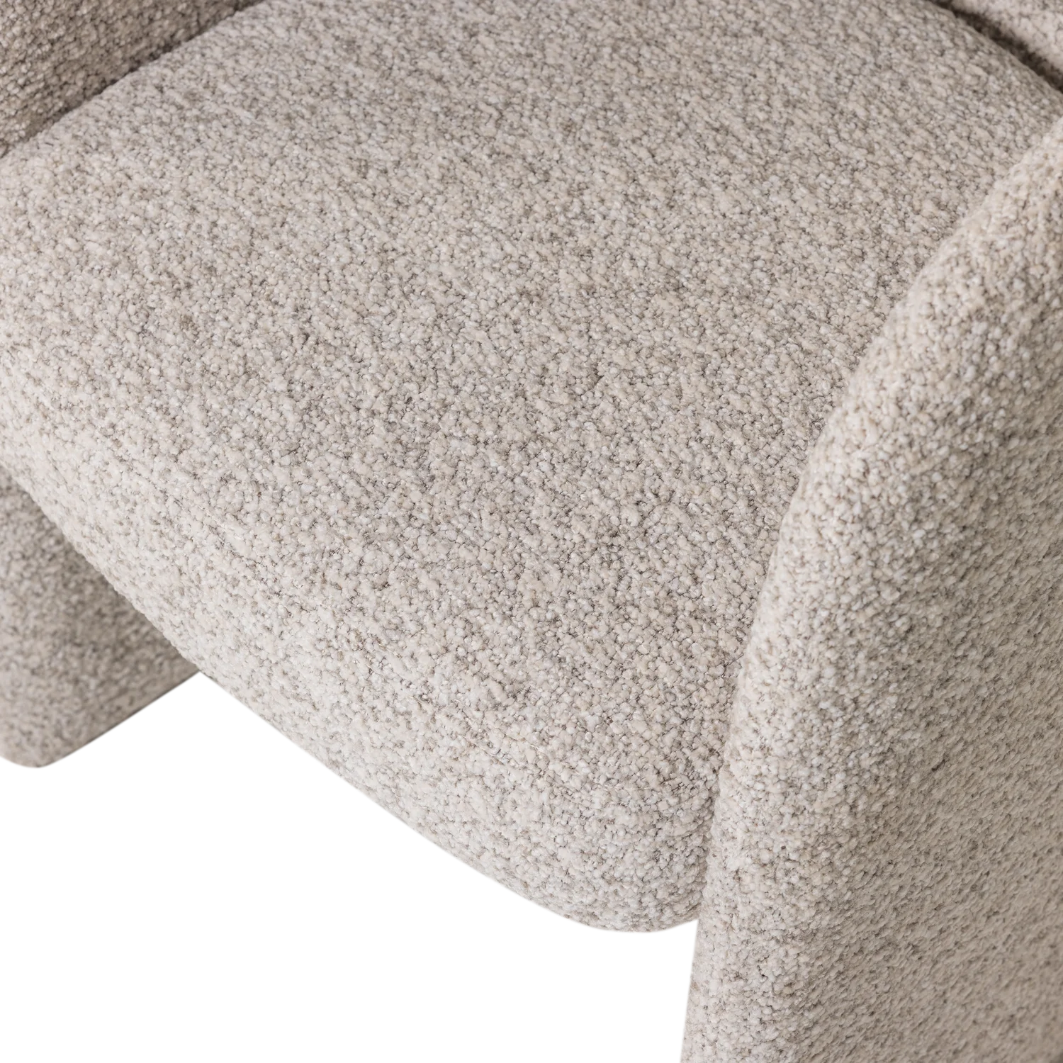 LANOR Armchair, Beige Boucle