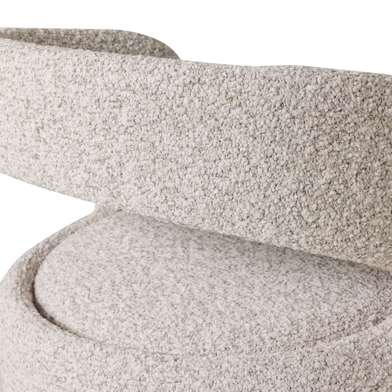 LANOR Armchair, Beige Boucle