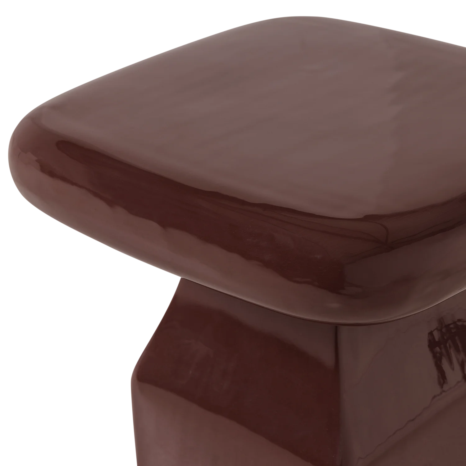 Side Table LOVA Burgundy