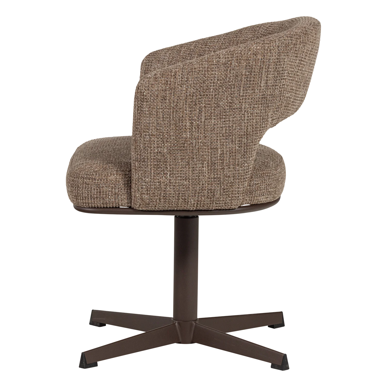 LIBI Swivel Chair Brown Mélange