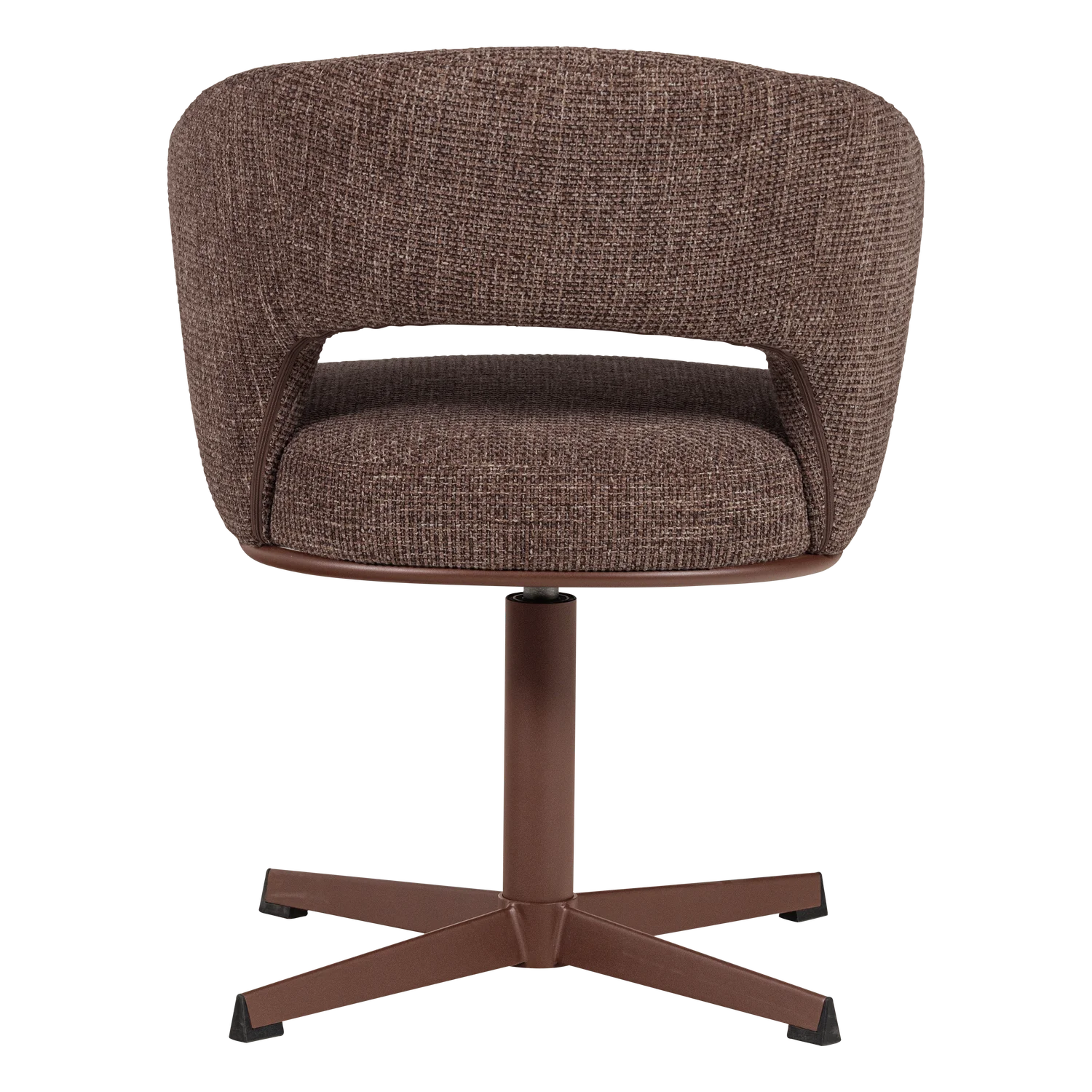 LIBI Swivel Chair Pink-Brown Mélange