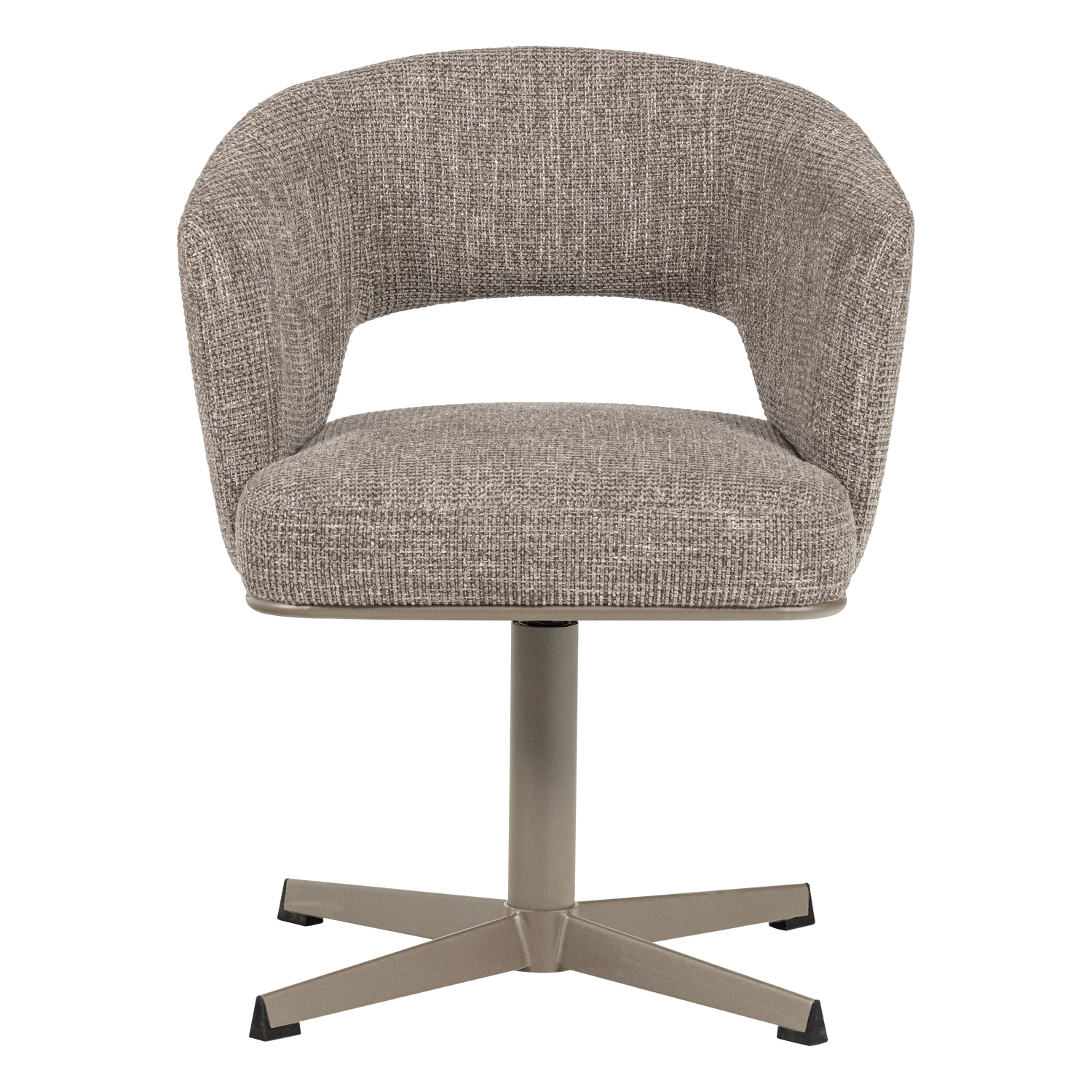 LIBI Swivel Chair in Sand Melange