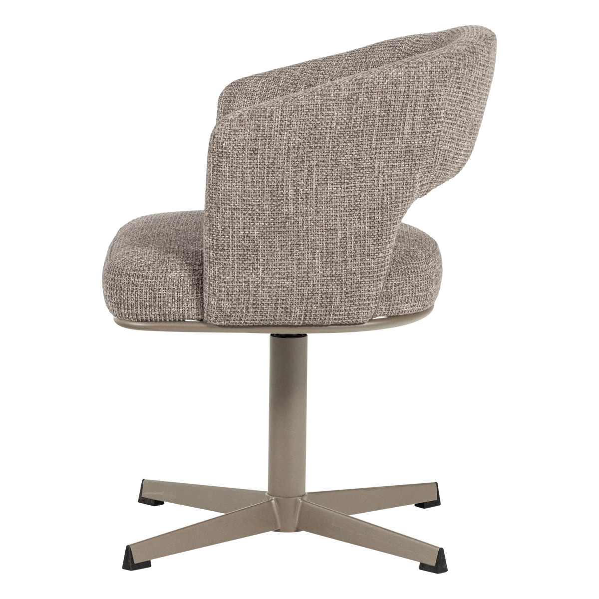 LIBI Swivel Chair in Sand Melange