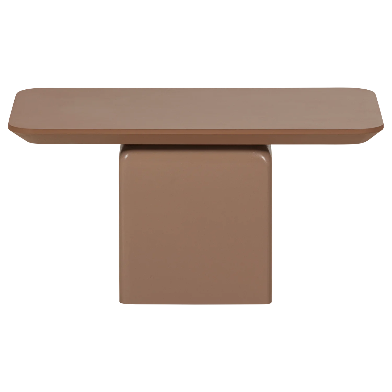 TOV coffee table in dusty pink