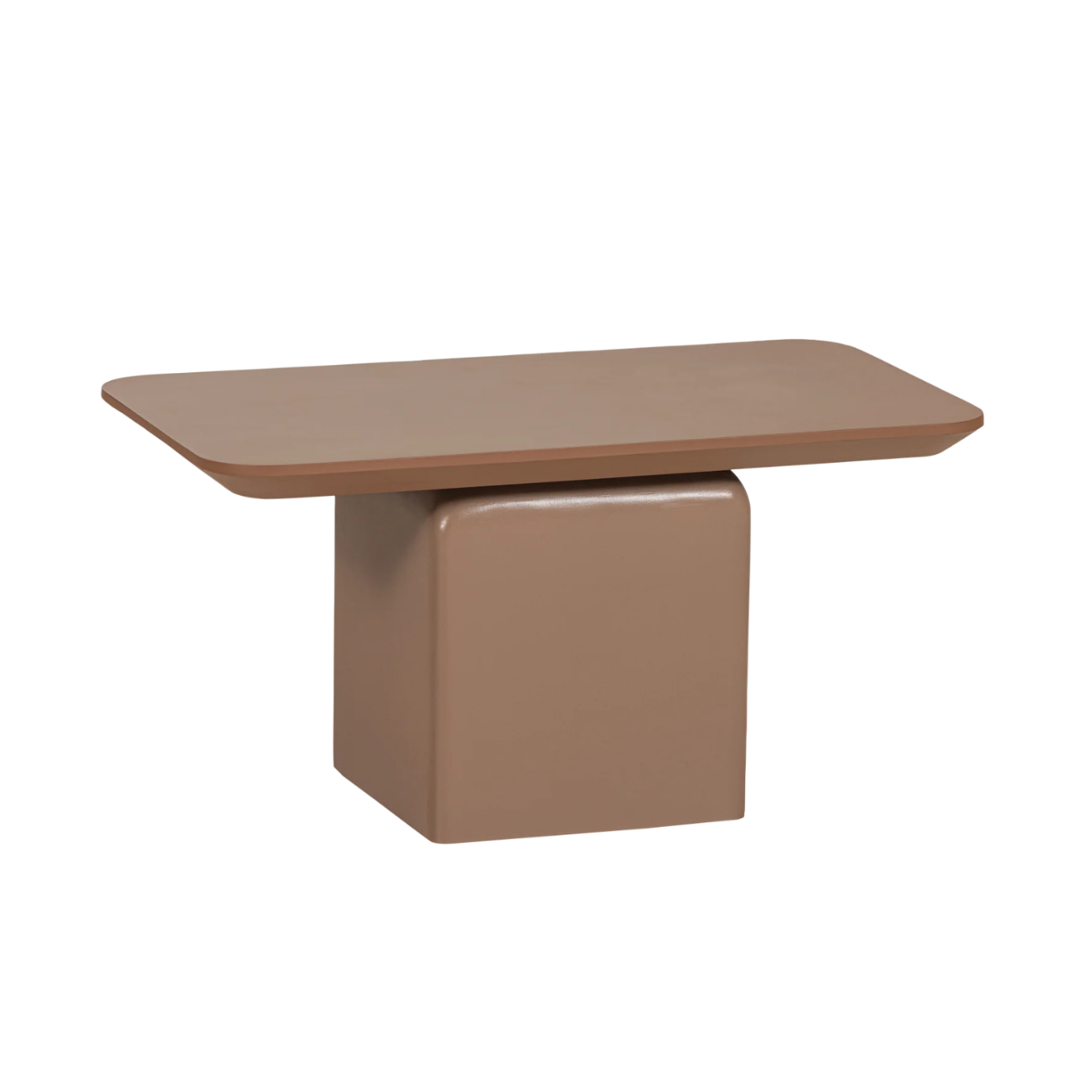 TOV coffee table in dusty pink