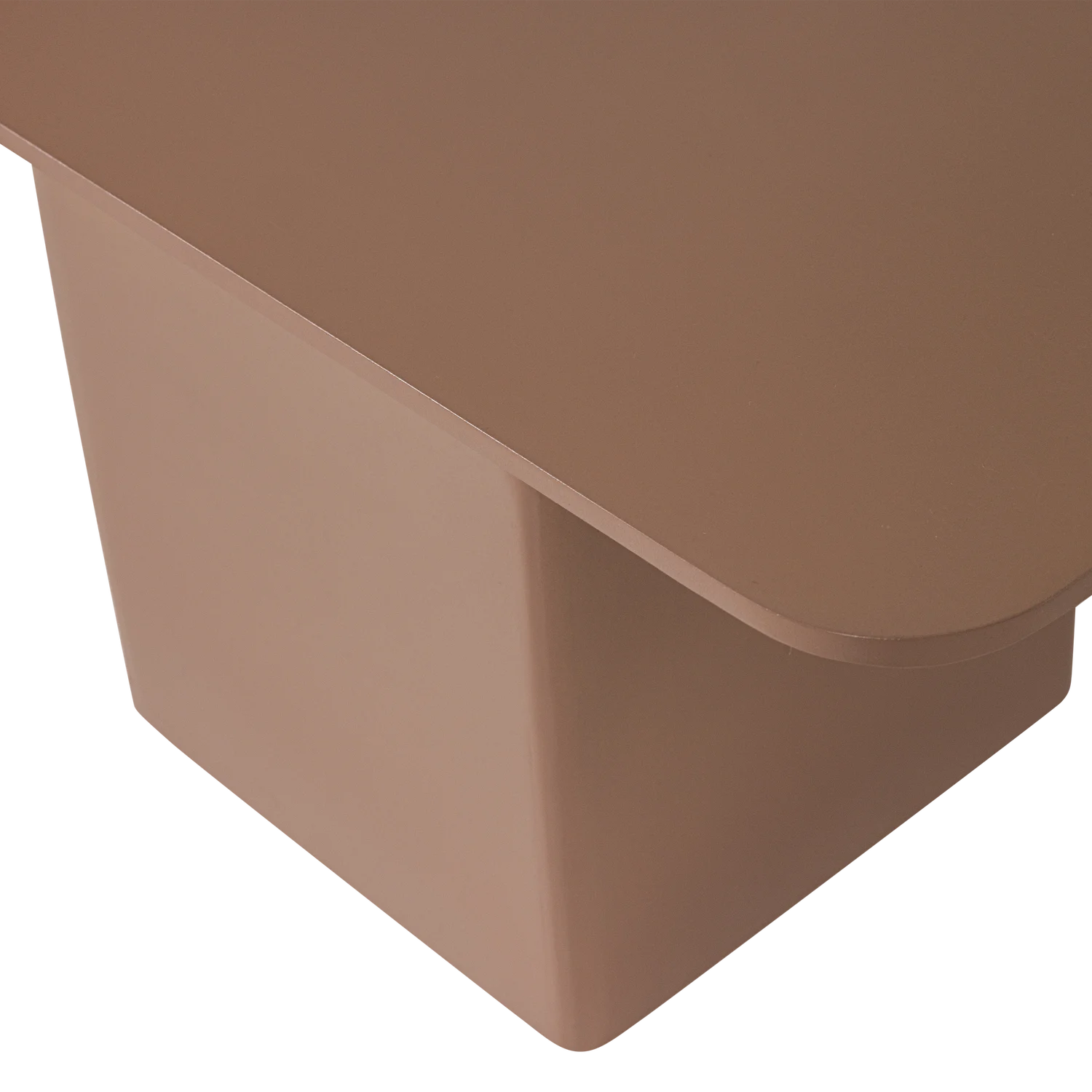 TOV coffee table in dusty pink