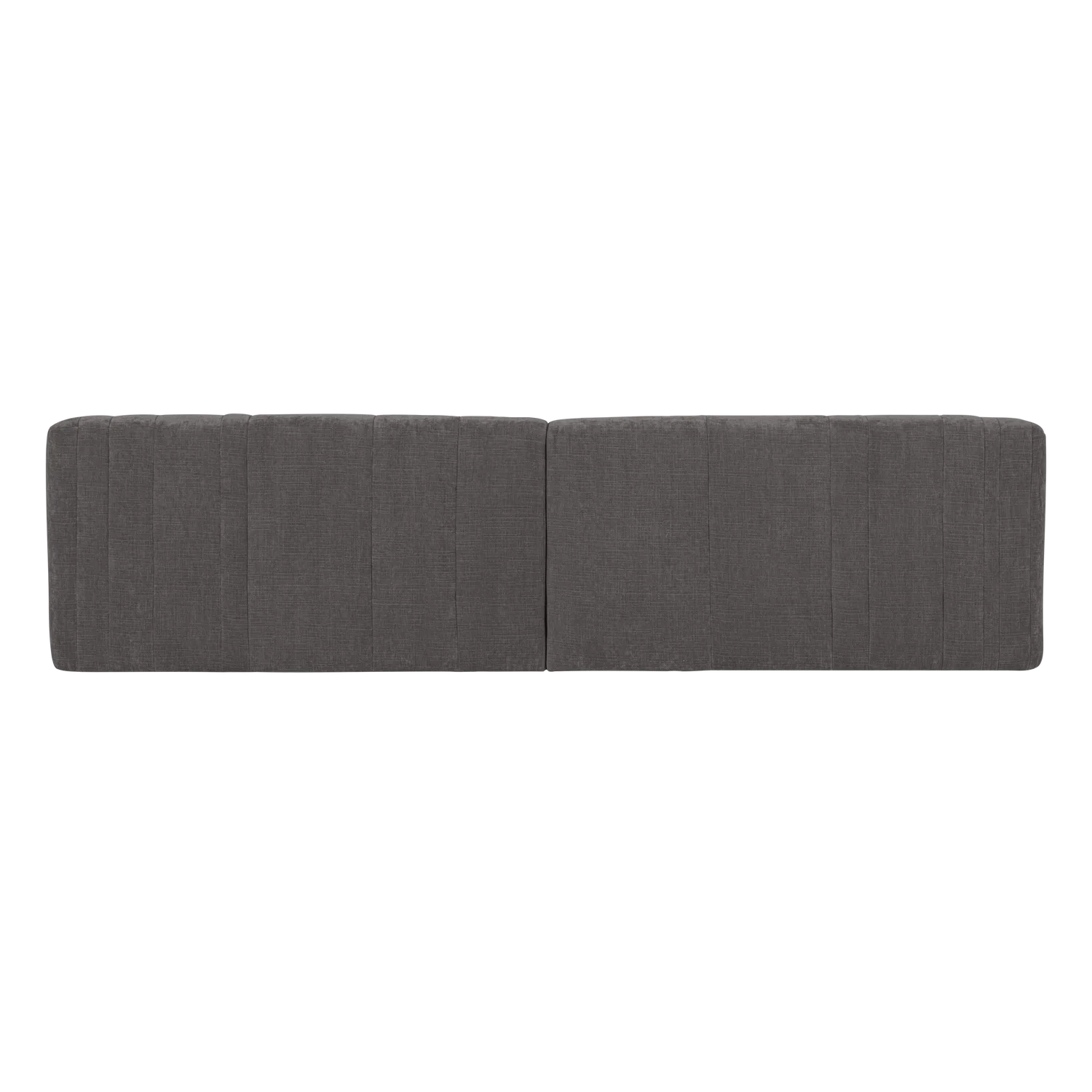 OMAIRE 4-Seater Sofa Gray Chenille
