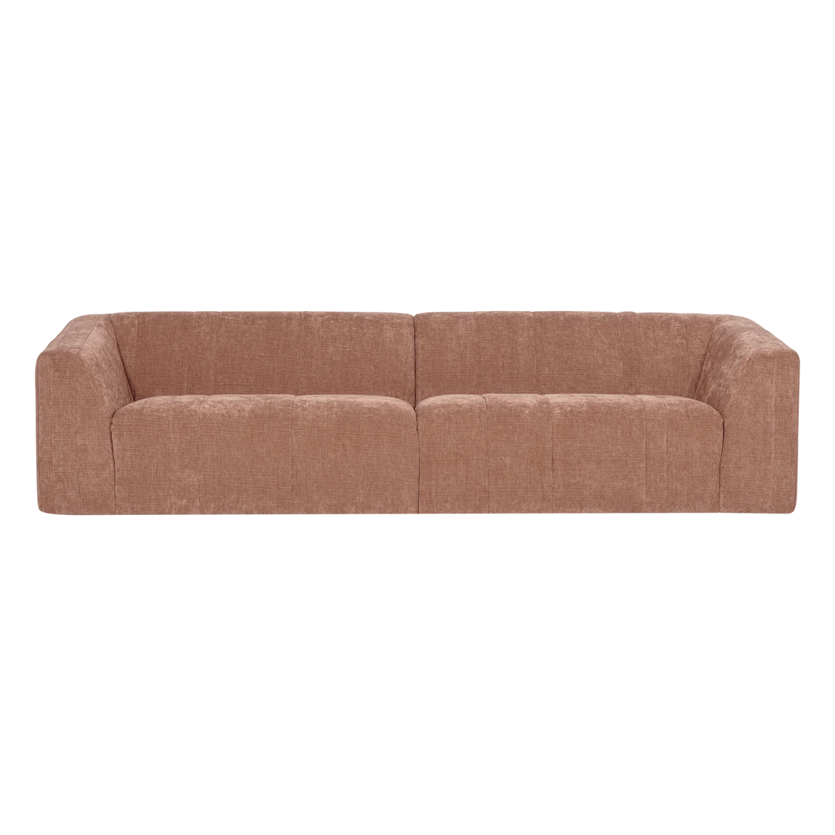 OMAIRE 4-Seater Sofa Pink Chenille
