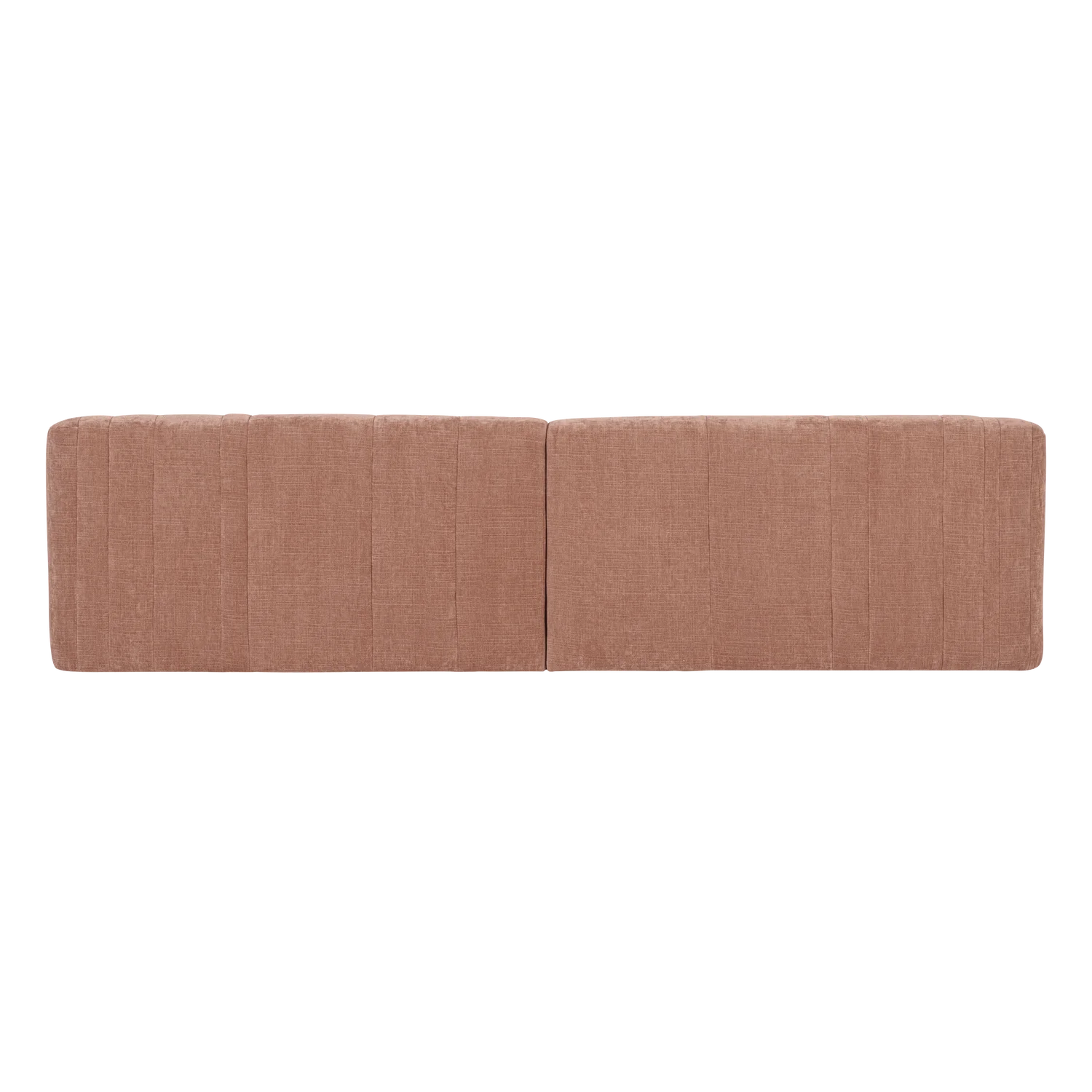 OMAIRE 4-Seater Sofa Pink Chenille