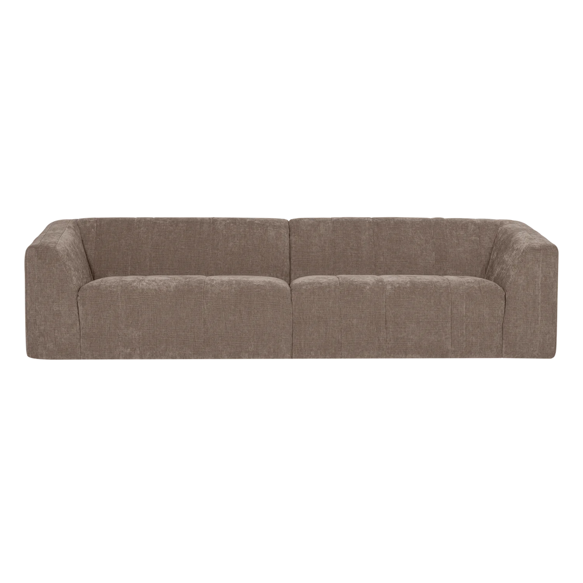 OMAIRE 4-Seater Sofa Taupe Chenille