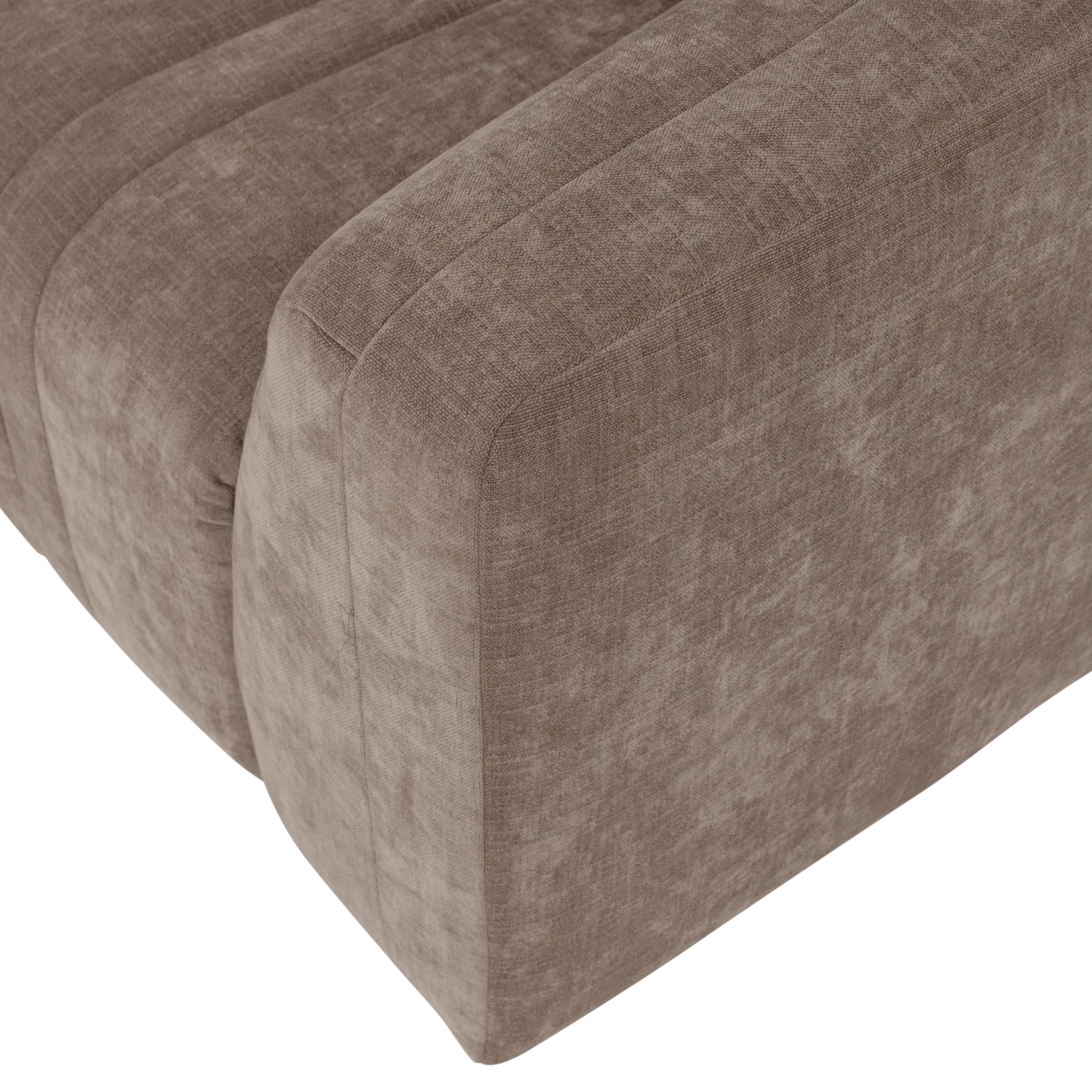 OMAIRE 4-Seater Sofa Taupe Chenille