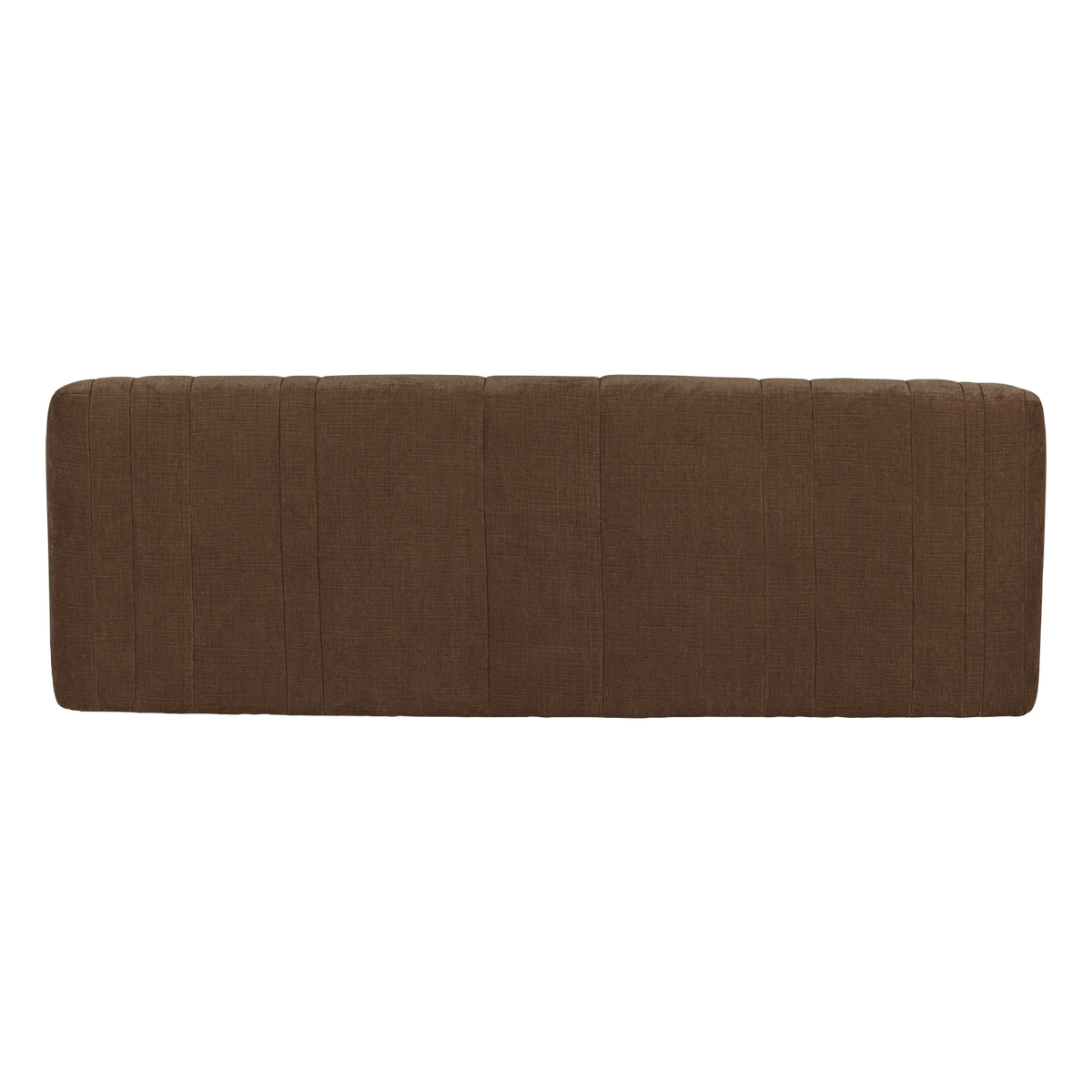 2-Seater Sofa OMAIRE Brown Chenille