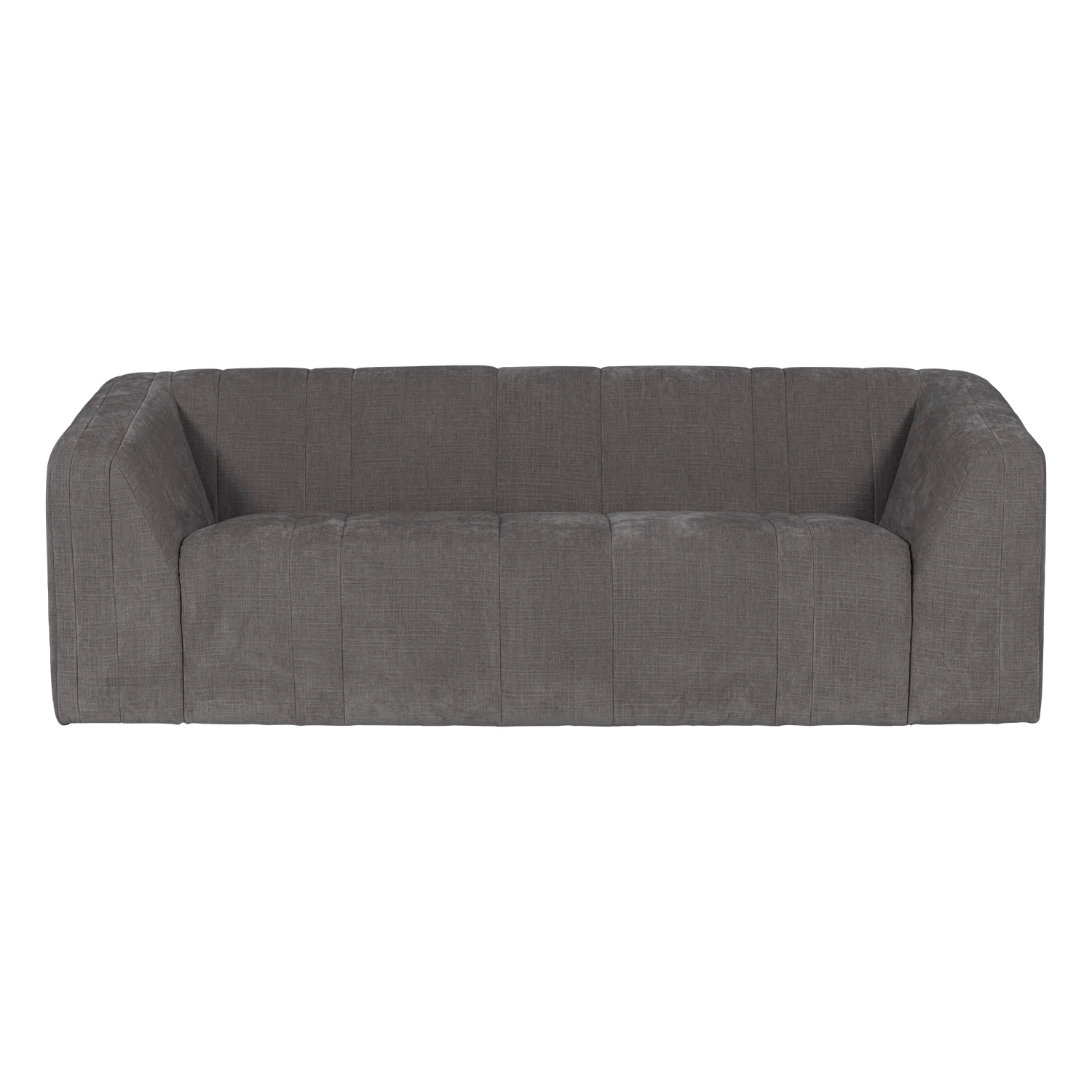 2-Seater Sofa OMAIRE Gray Chenille