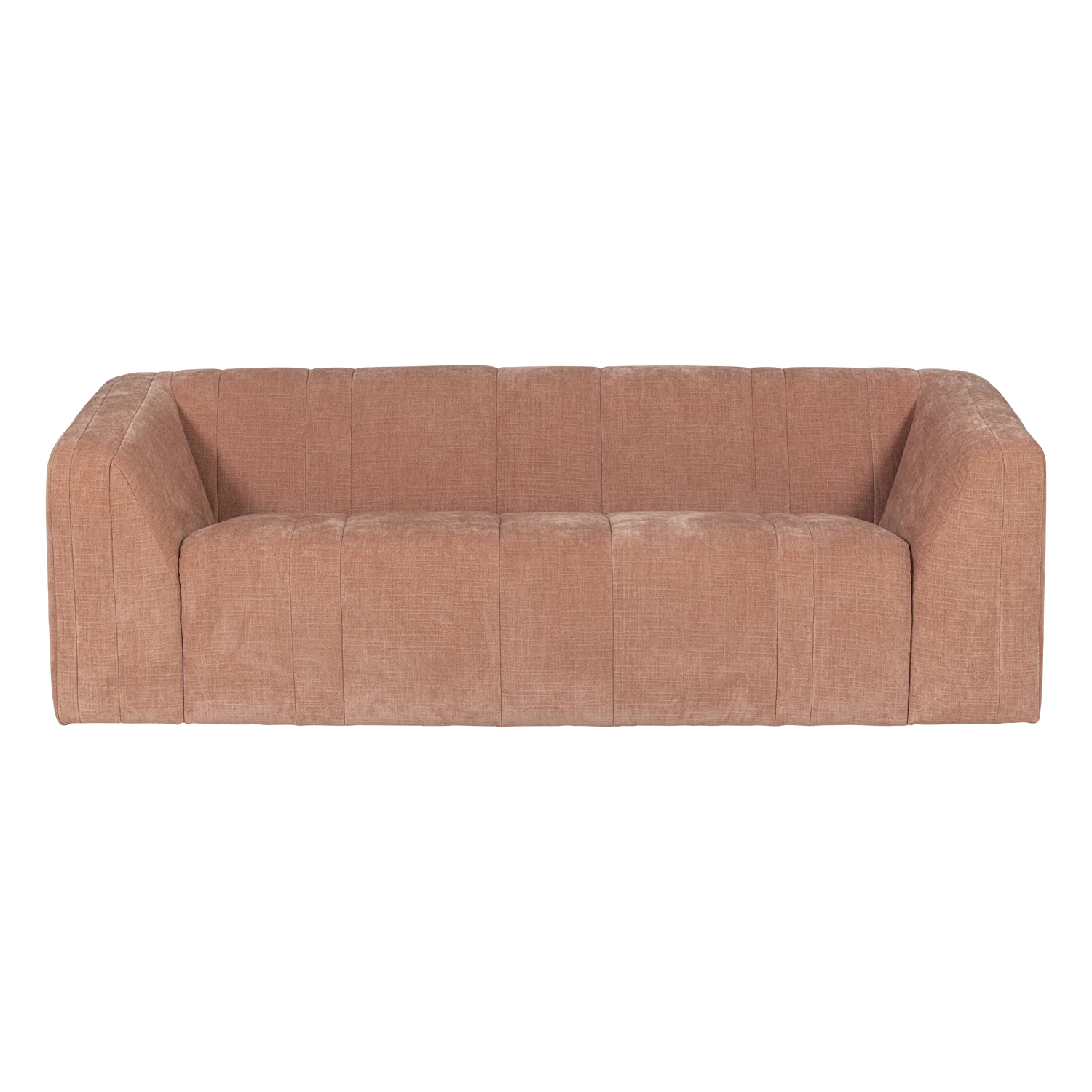 OMAIRE 2-Seater Sofa pink chenille