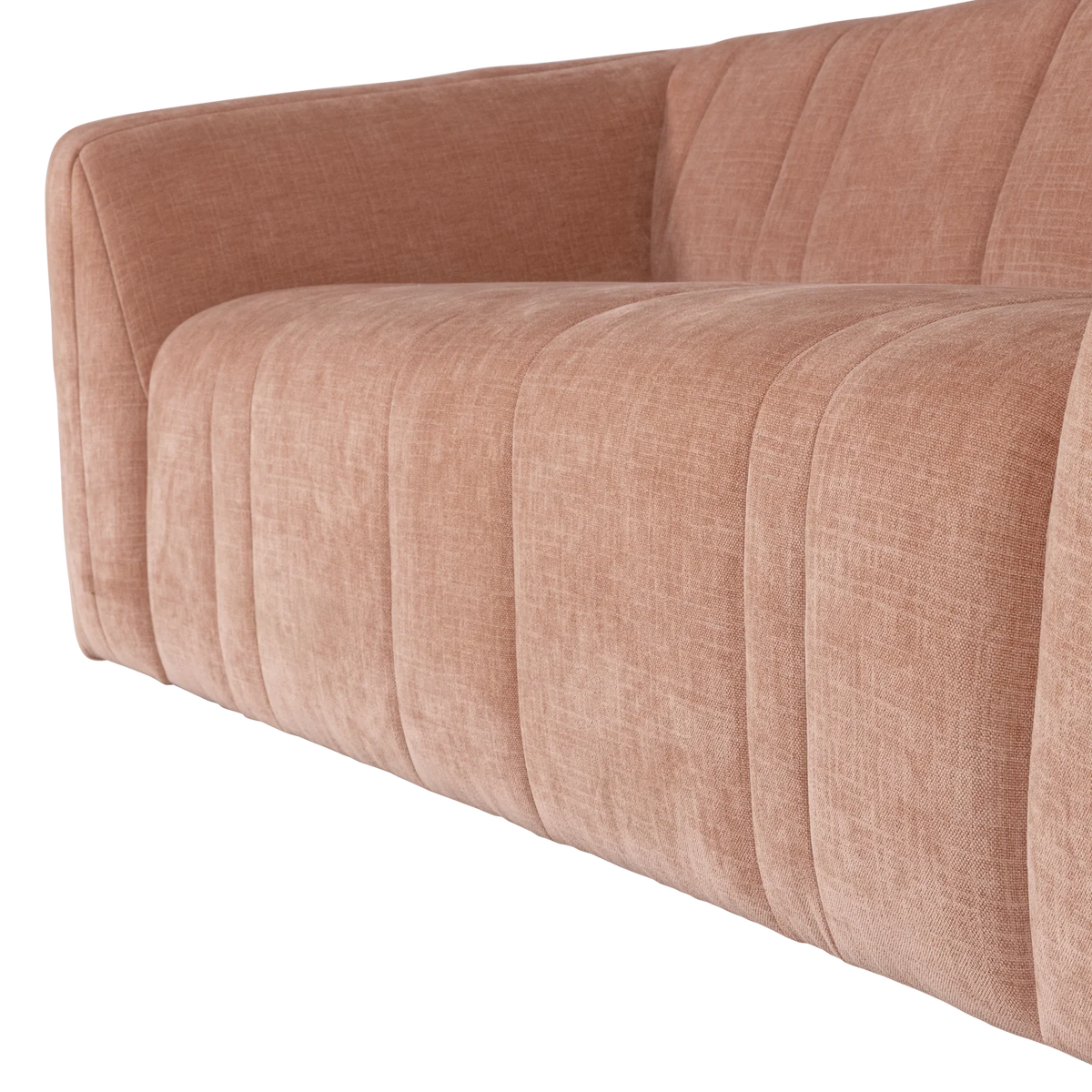 OMAIRE 2-Seater Sofa pink chenille