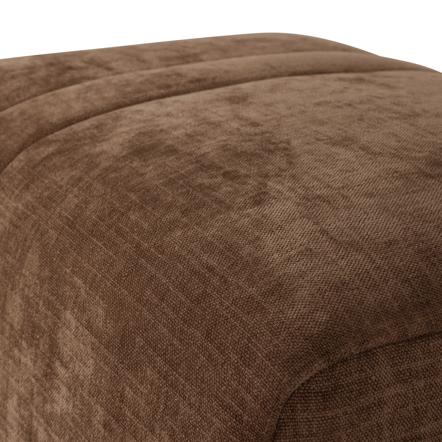 OMAIRE Puff brown chenille