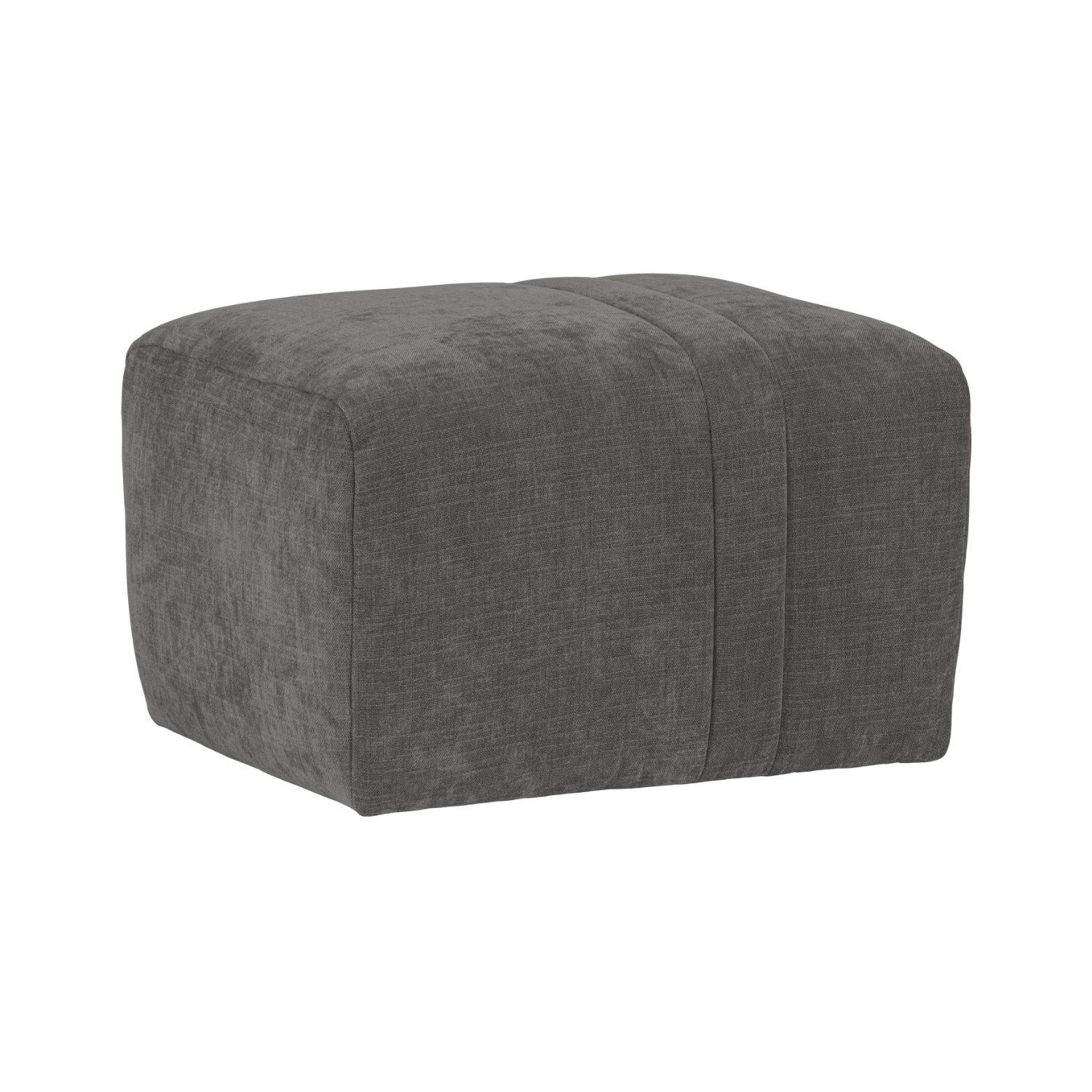 OMAIRE Puff gray chenille