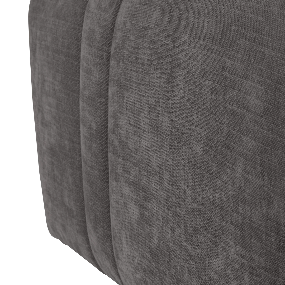 OMAIRE Puff gray chenille