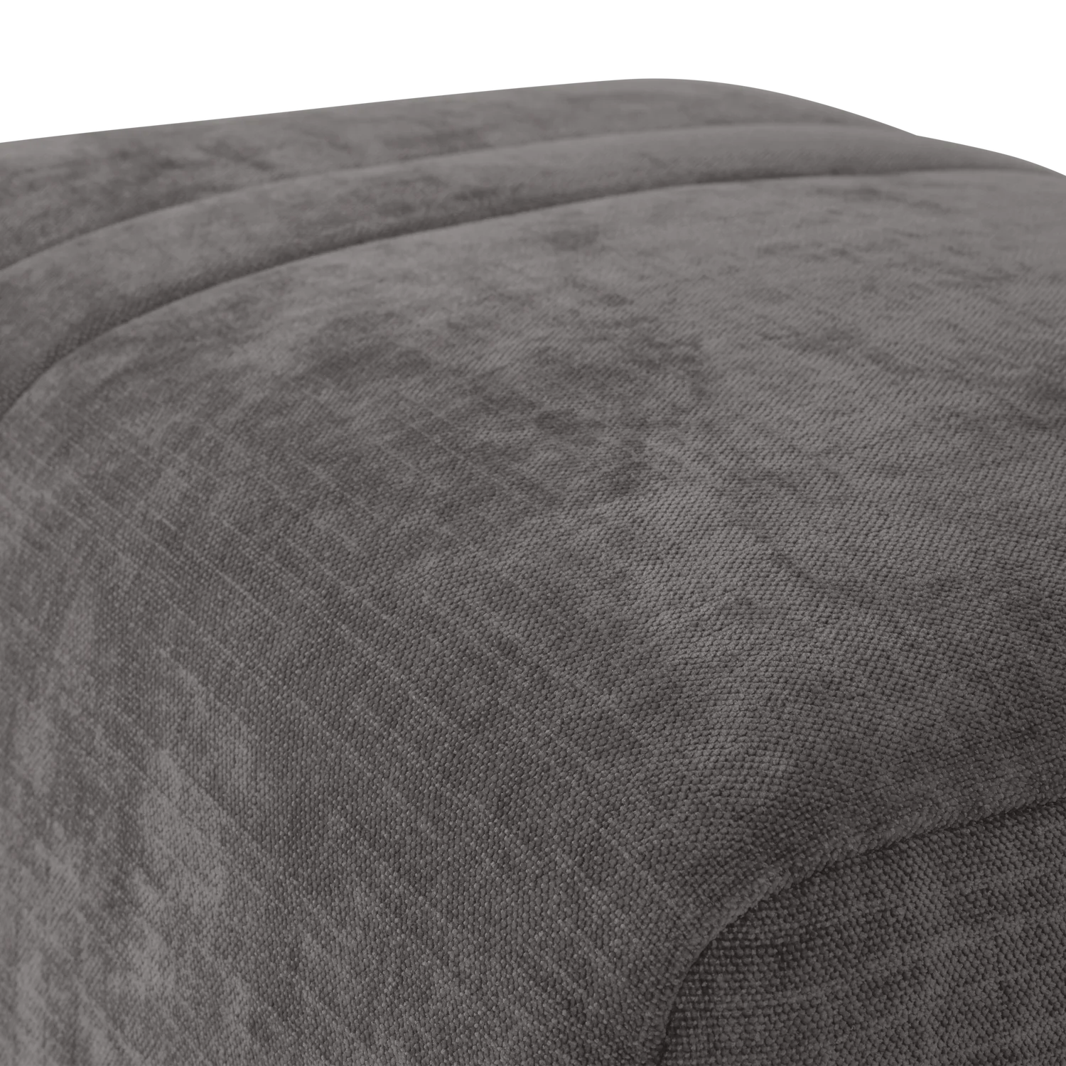 OMAIRE Puff gray chenille