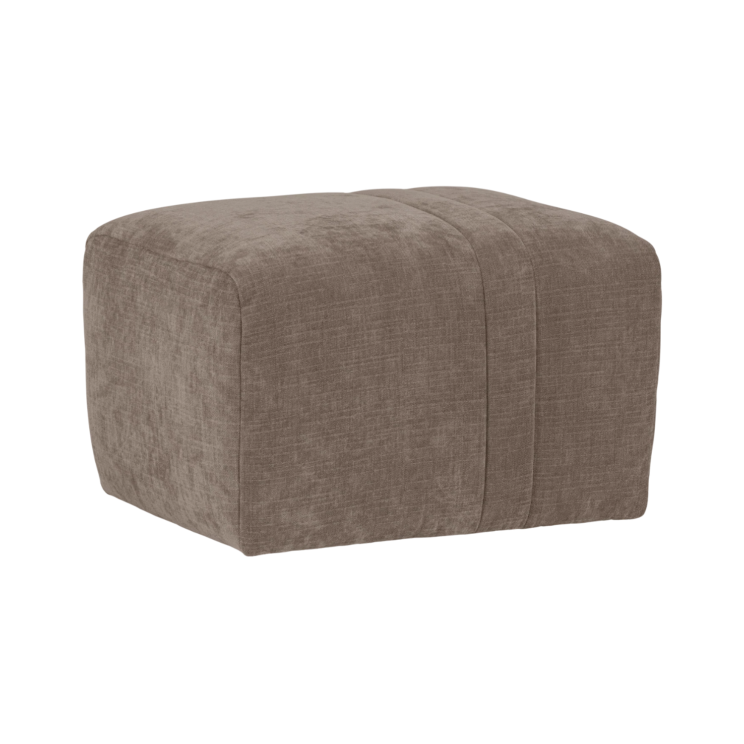 OMAIRE Puff taupe chenille