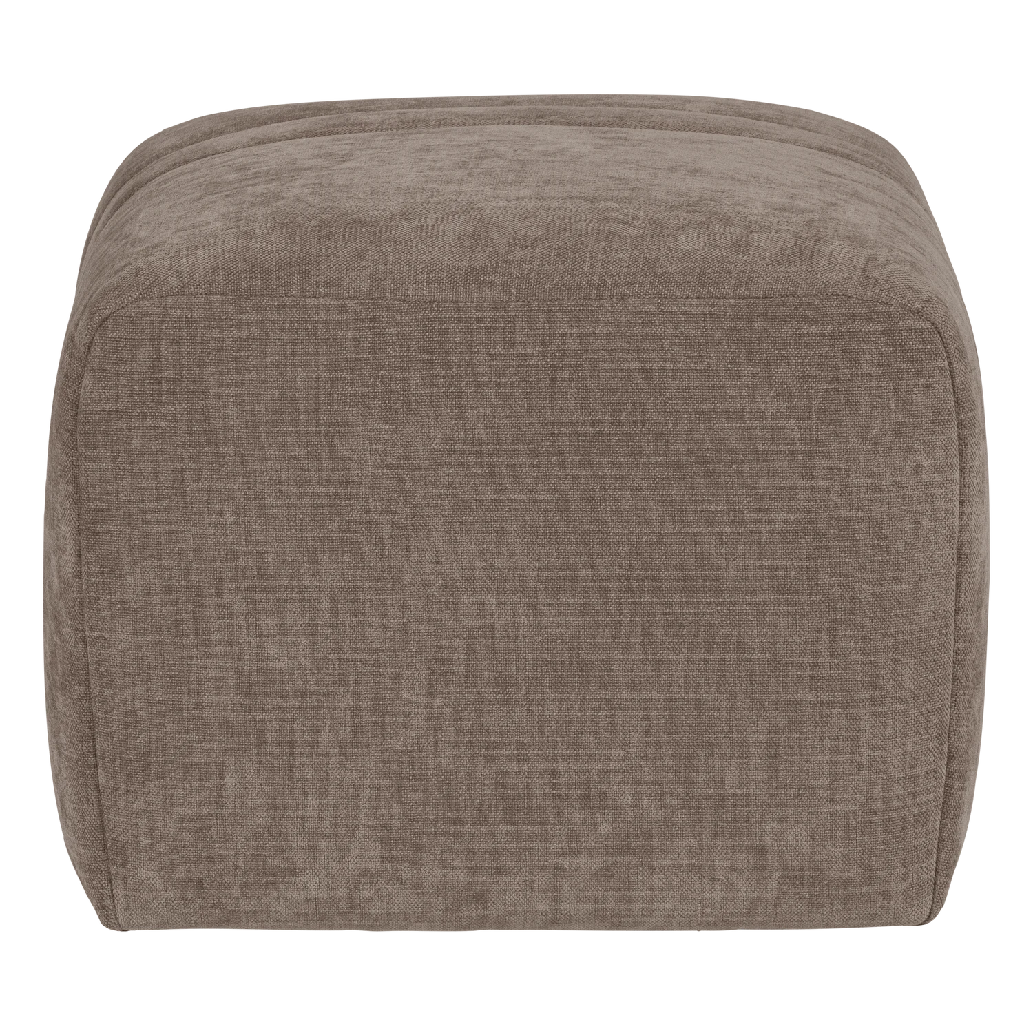OMAIRE Puff taupe chenille
