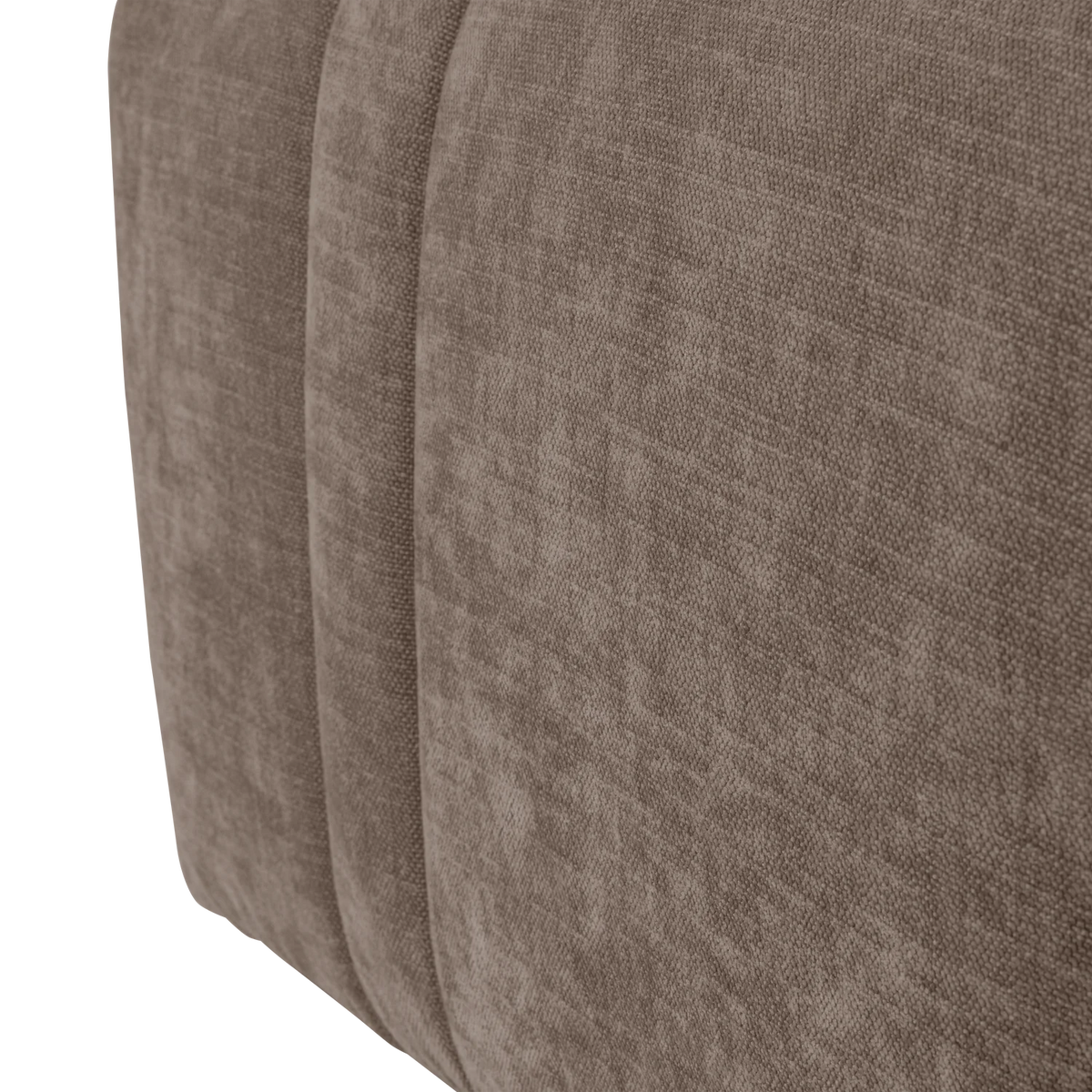 OMAIRE Puff taupe chenille