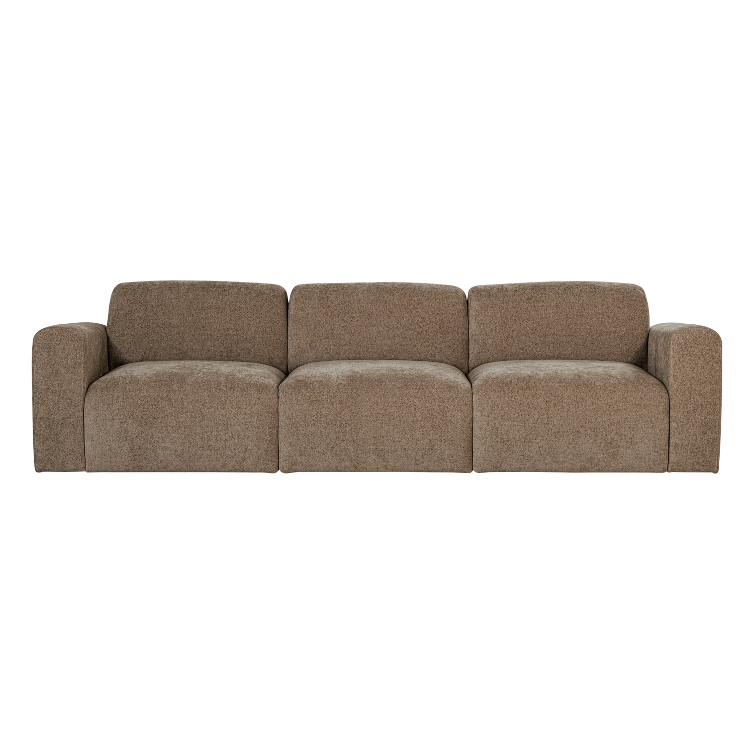 3-Seater Sofa UMINA Khaki Chenille