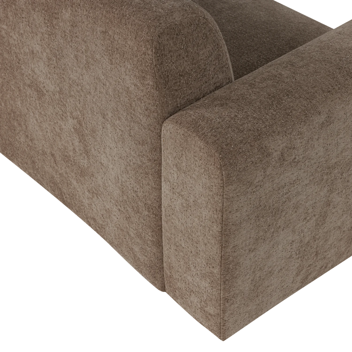3-Seater Sofa UMINA Khaki Chenille