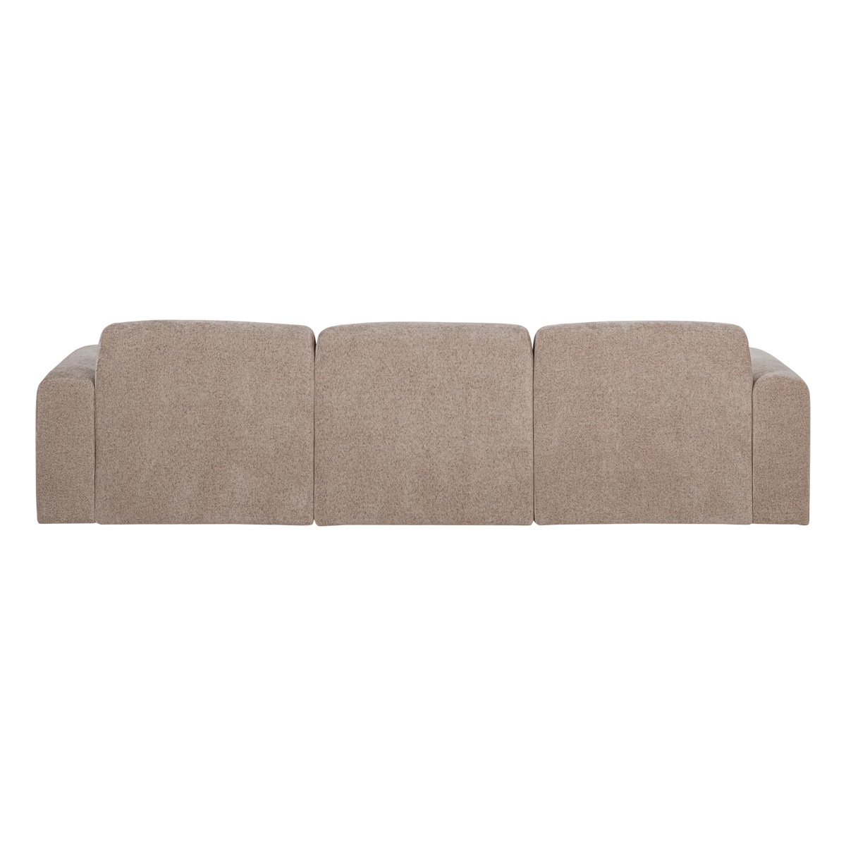 3-Seater Sofa UMINA Beige Chenille
