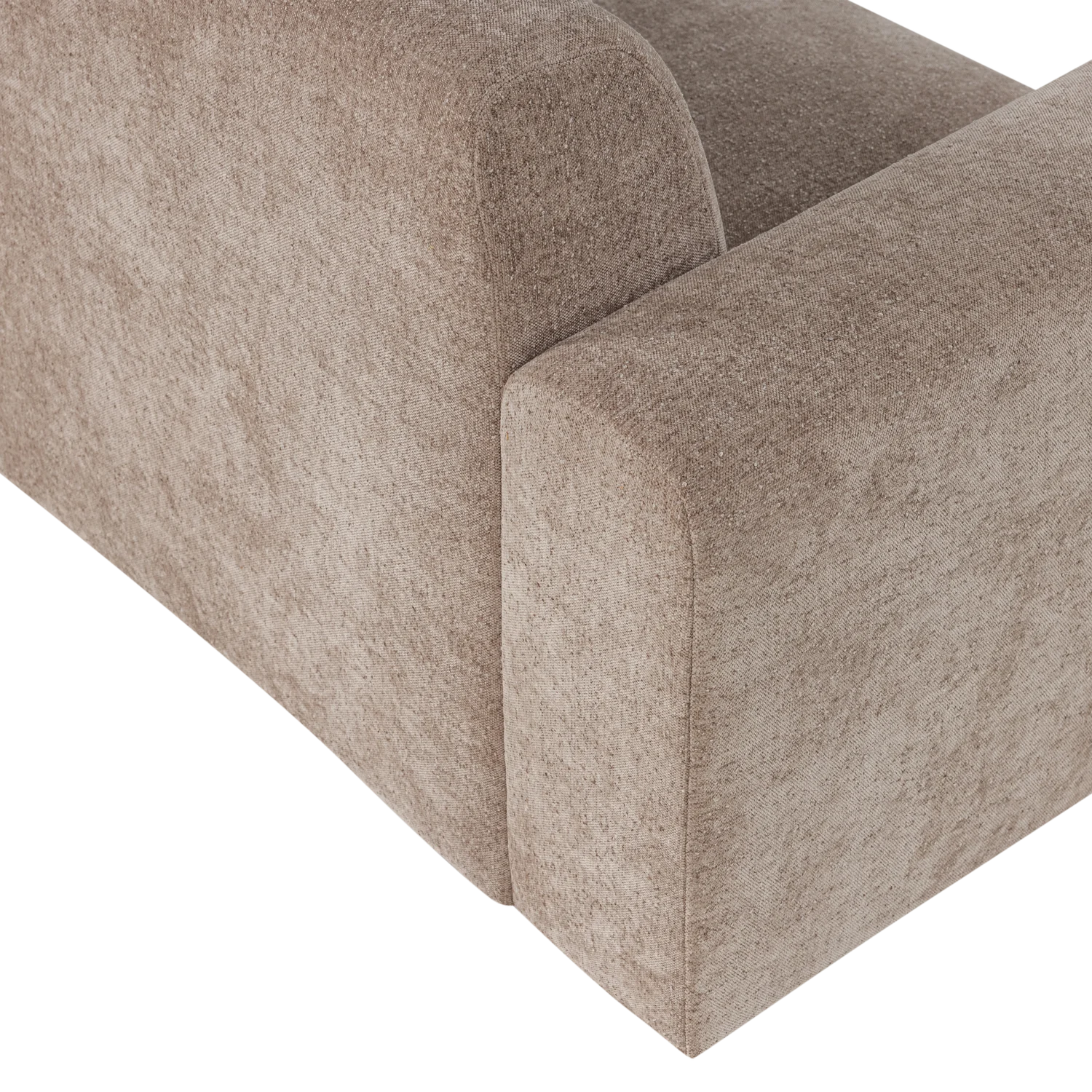 3-Seater Sofa UMINA Beige Chenille