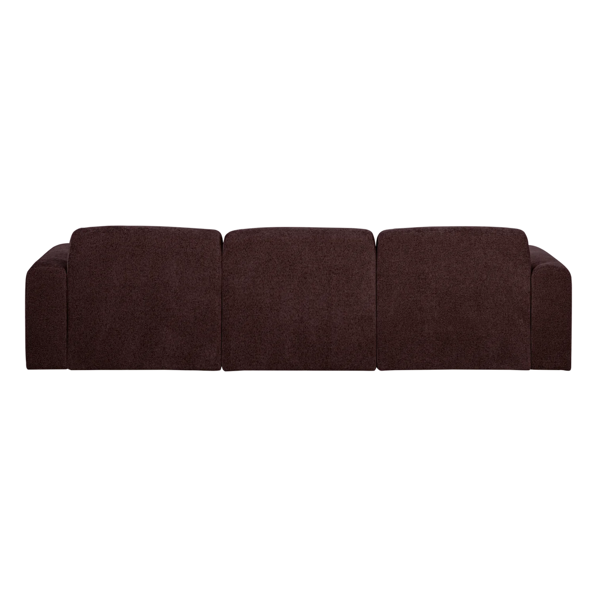 3-Seater Sofa UMINA Dark Burgundy Chenille