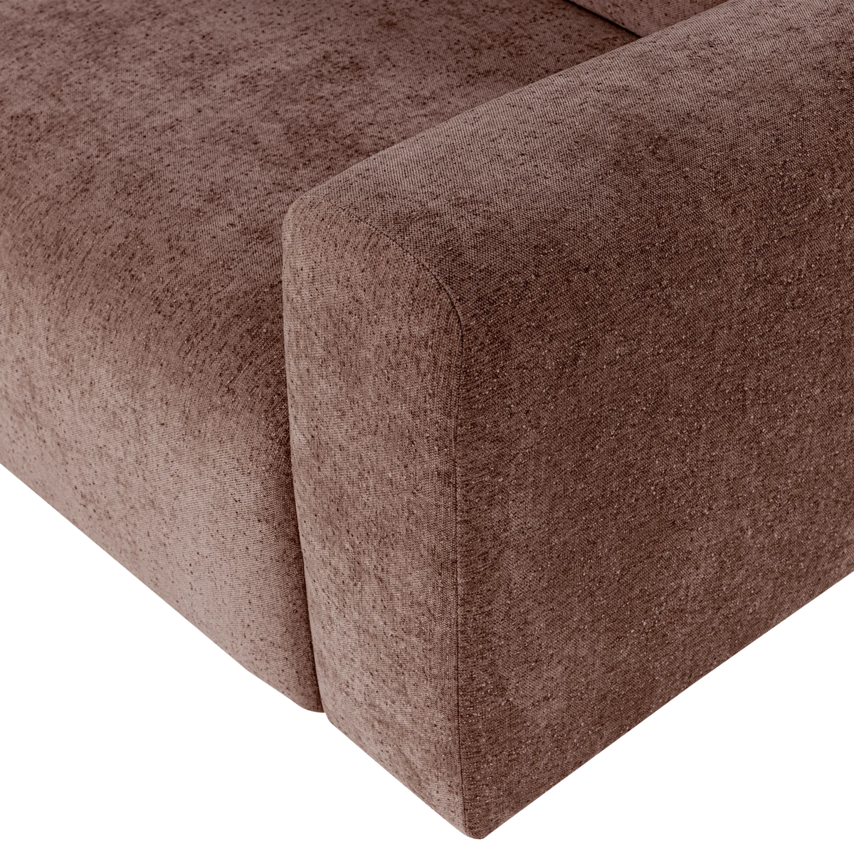 3-Seater Sofa UMINA Pink-Brown Chenille