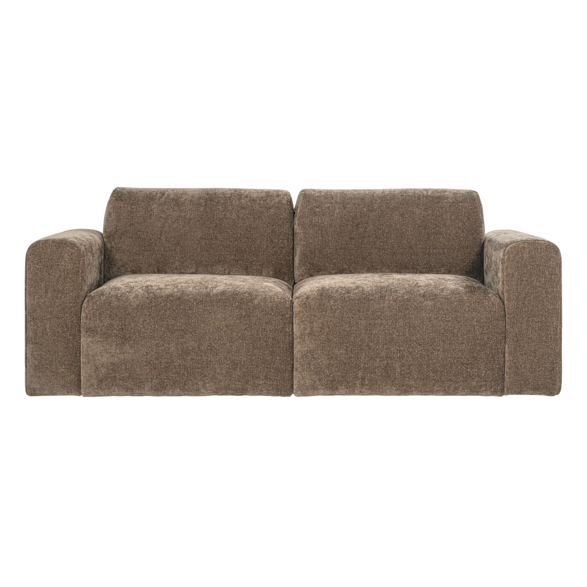 2-Seater Sofa UMINA Khaki Chenille