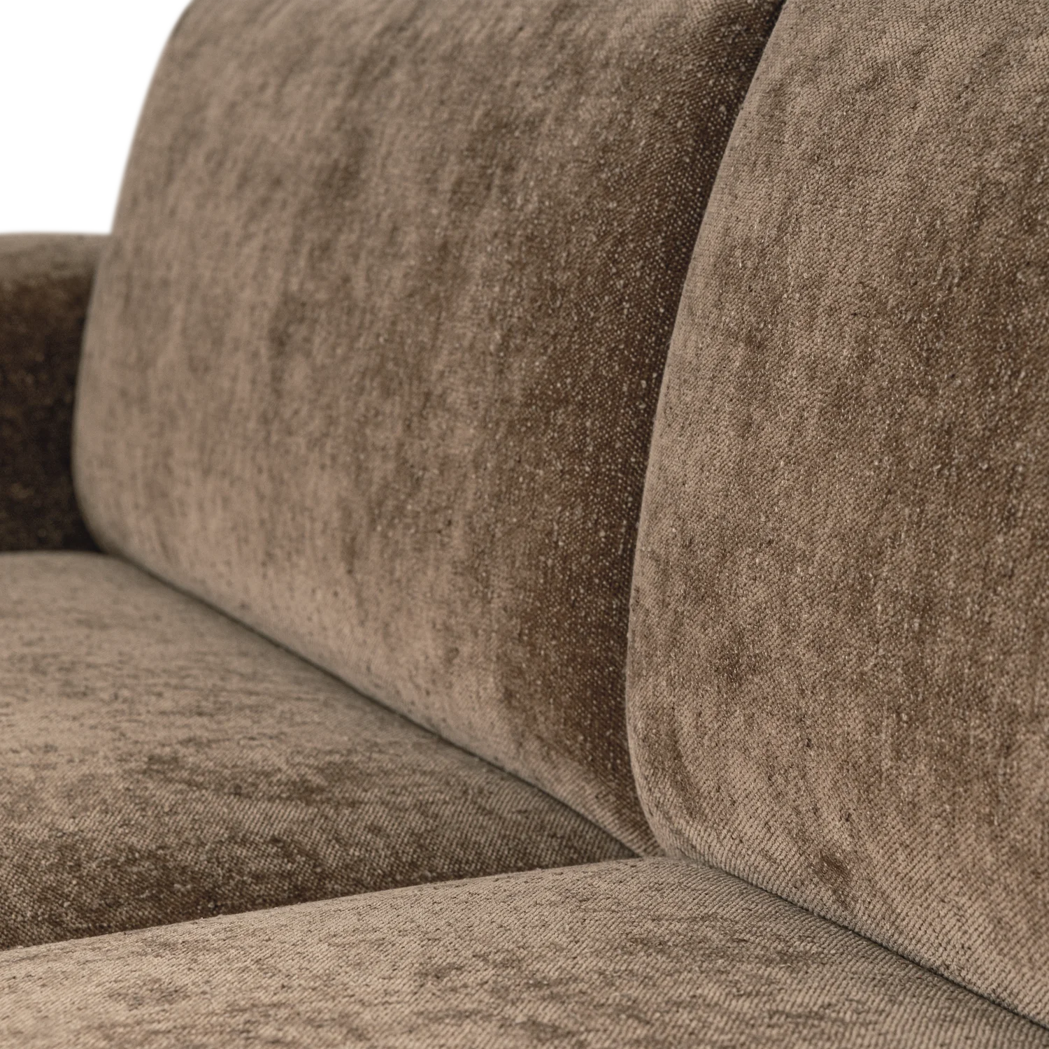 2-Seater Sofa UMINA Khaki Chenille