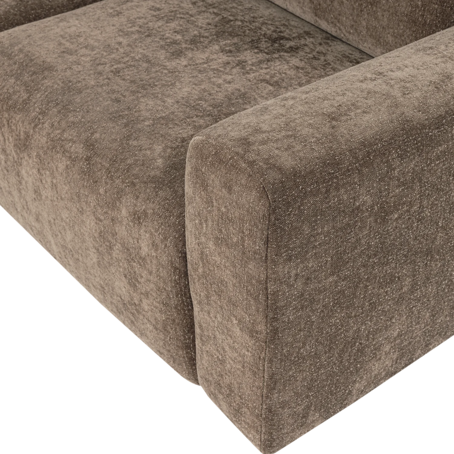 2-Seater Sofa UMINA Khaki Chenille