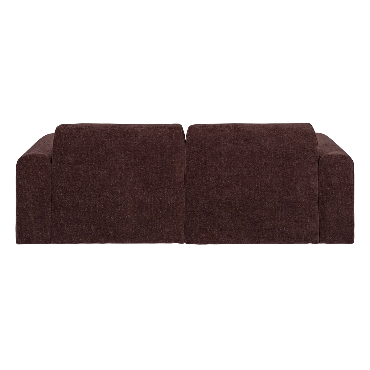 2-Seater Sofa UMINA Dark Burgundy Chenille