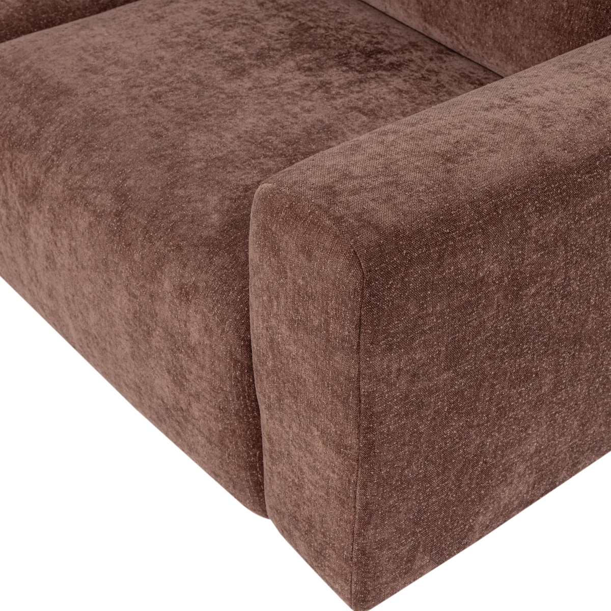 2-Seater Sofa UMINA Pink-Brown Chenille