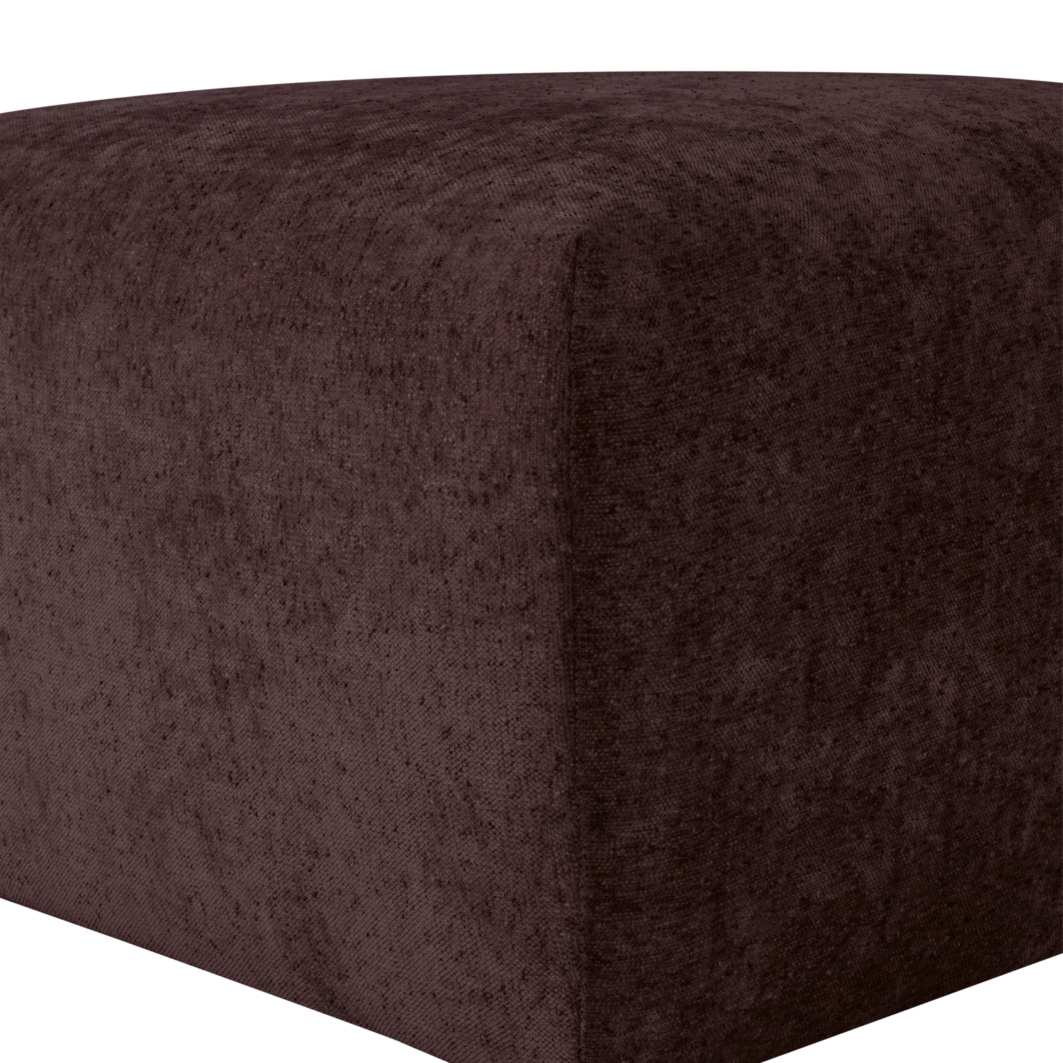 Pouf UMINA Dark Burgundy Chenille