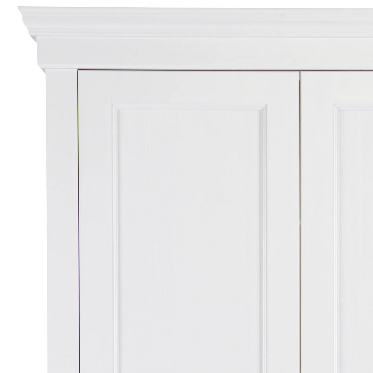 Wardrobe isabel white wood