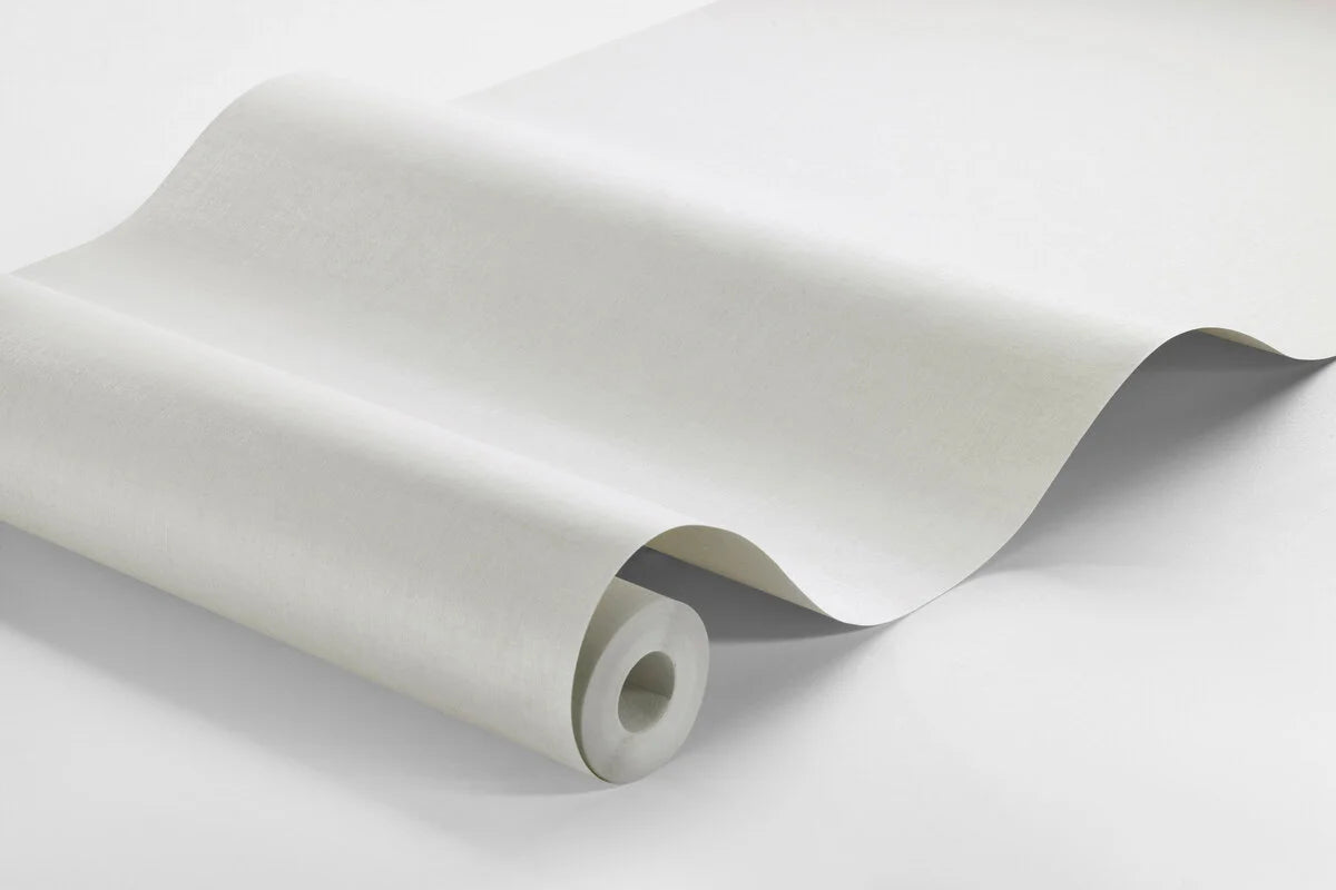 Structural paper non-woven wallpaper VEGA white