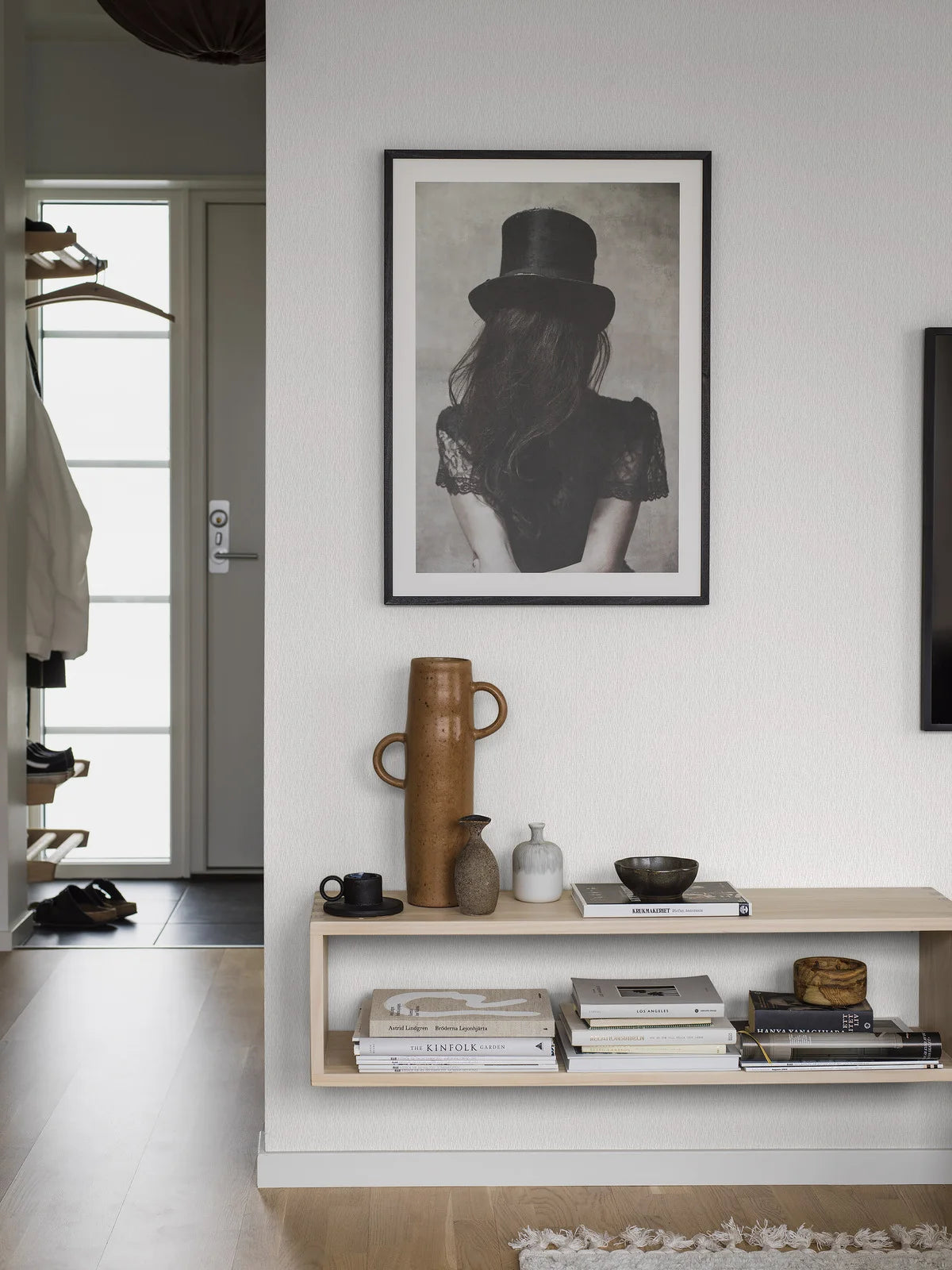 Vlies-Tapete mit geometrischem Muster JOHN in Weiß